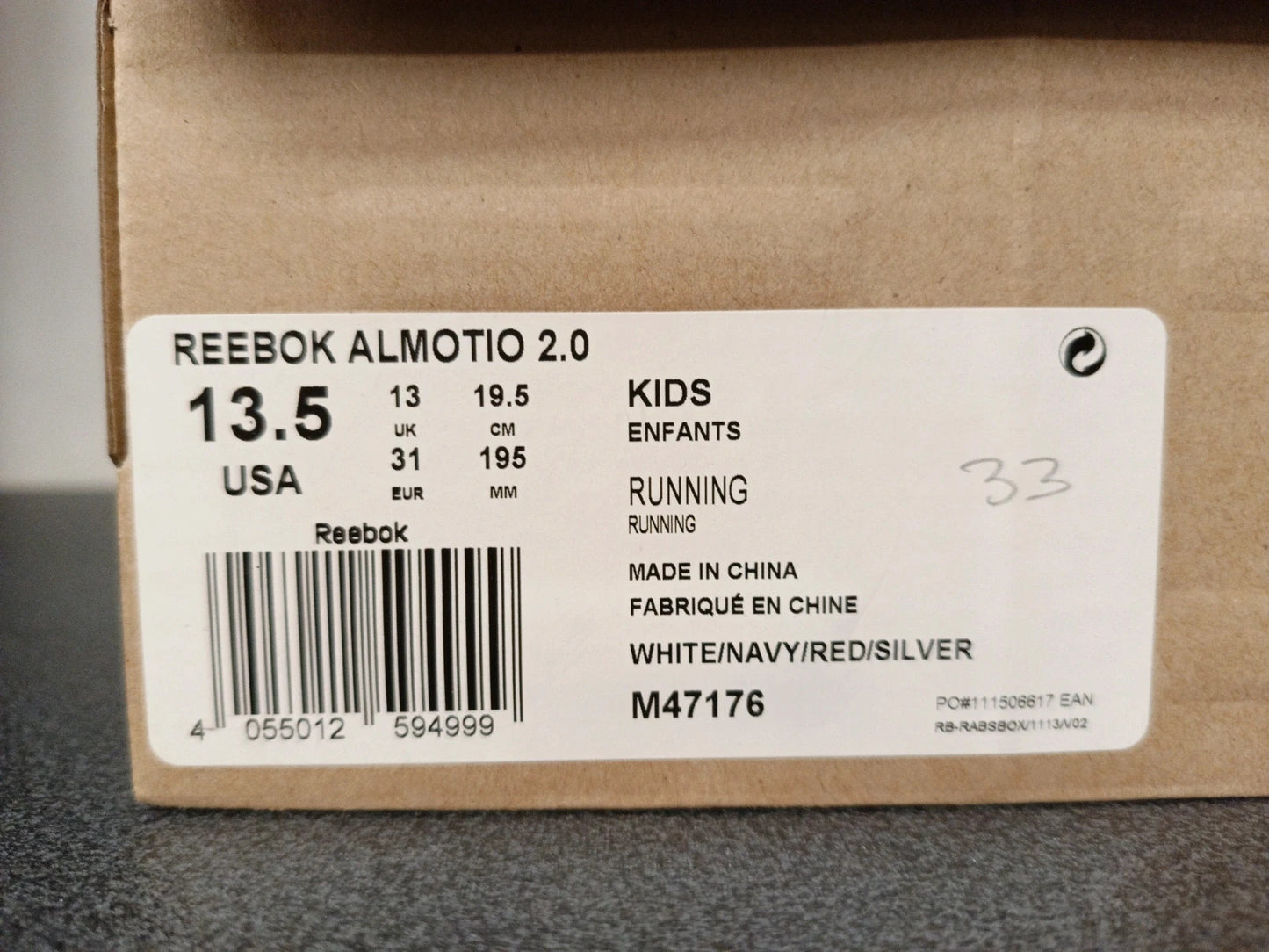 Reebok Scarpa jr ragazzo n 31