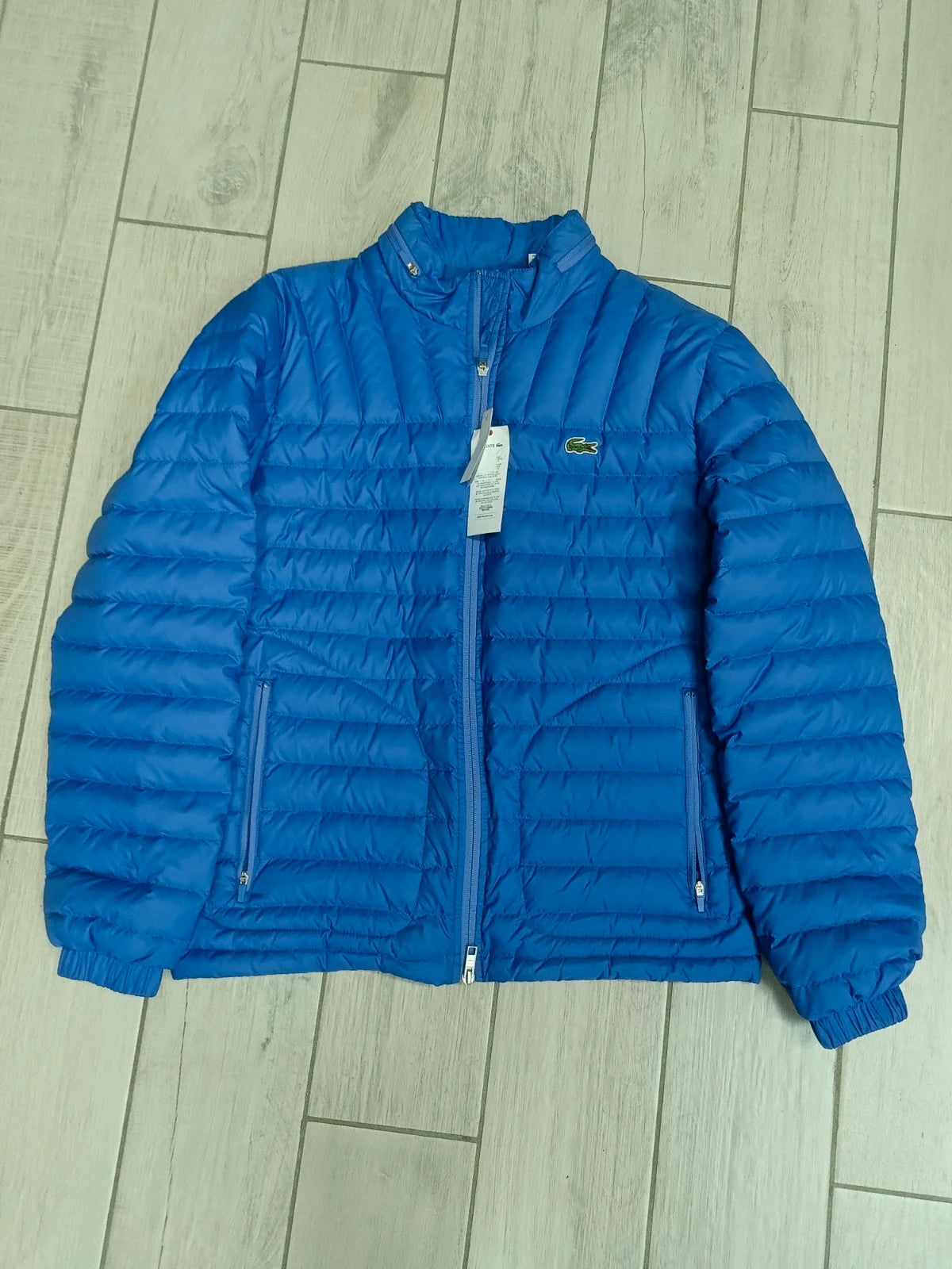 Lacoste piumino mezza stagione piuma tg M