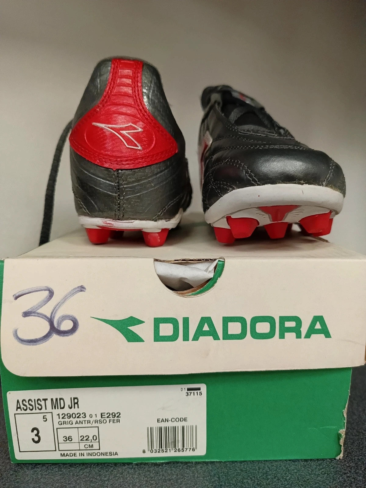 Diadora scarpe calcio ragazzo jr n 36