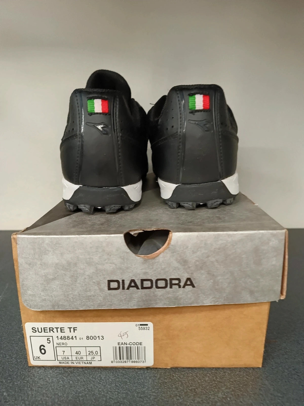 Diadora scarpe calcio calcetto nere n 40