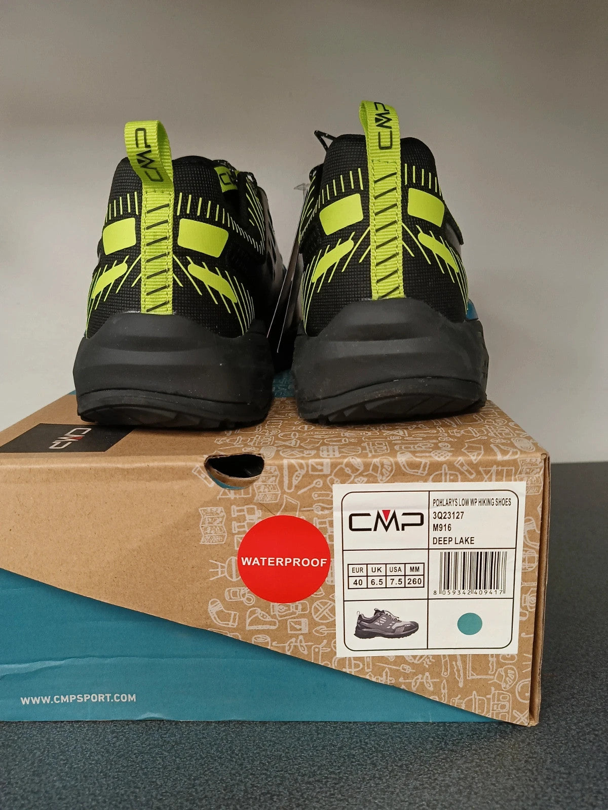 CMP scarpe trekking basse impermeabili n 40