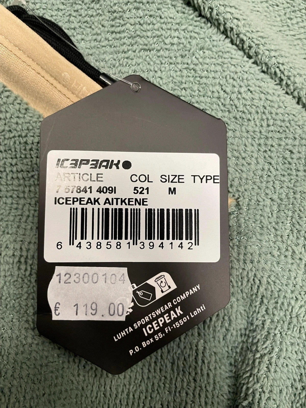 Icepeak Midlayer Pile leggero montagna uomo tg 50