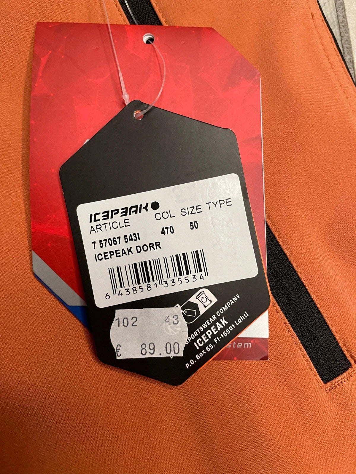 Icepeak pantaloni trekking montagna uomo tg 50
