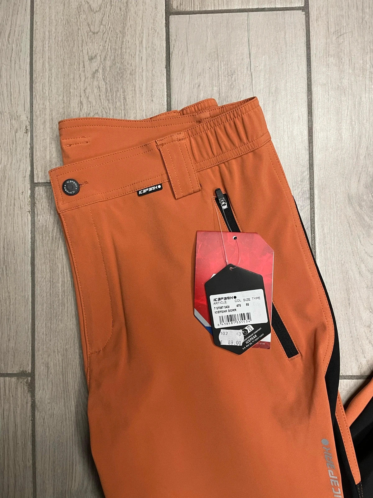 Icepeak pantaloni trekking montagna uomo tg 50