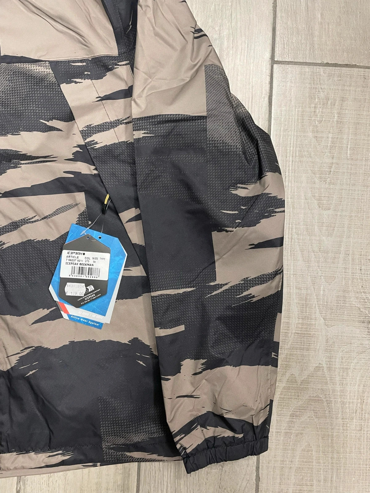 Icepeak Beekman giacca impermeabile uomo tg 50