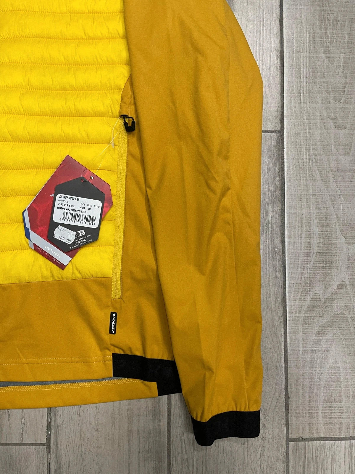 Icepeak giacca ibrida impermeabile traspirante uomo tg 50