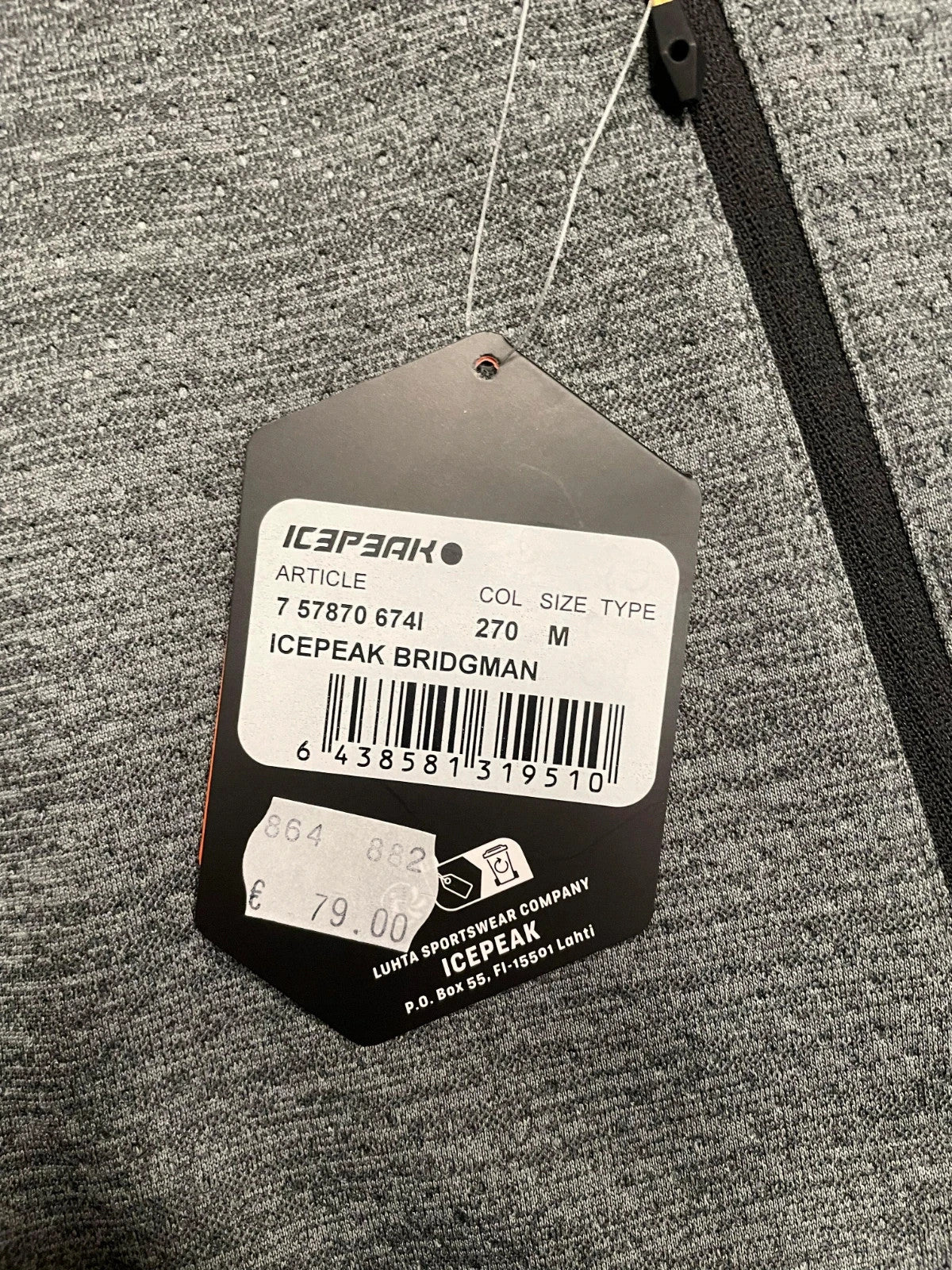 Icepeak Midlayer uomo Bridgman tg 50
