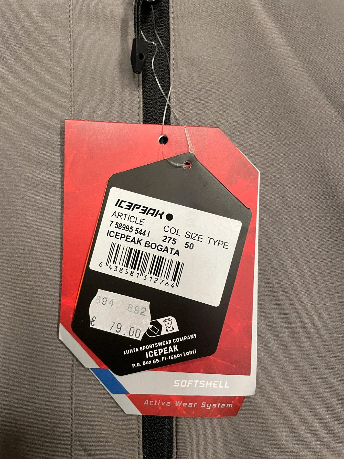 Icepeak Softshell smanicato  uomo bogata tg 50