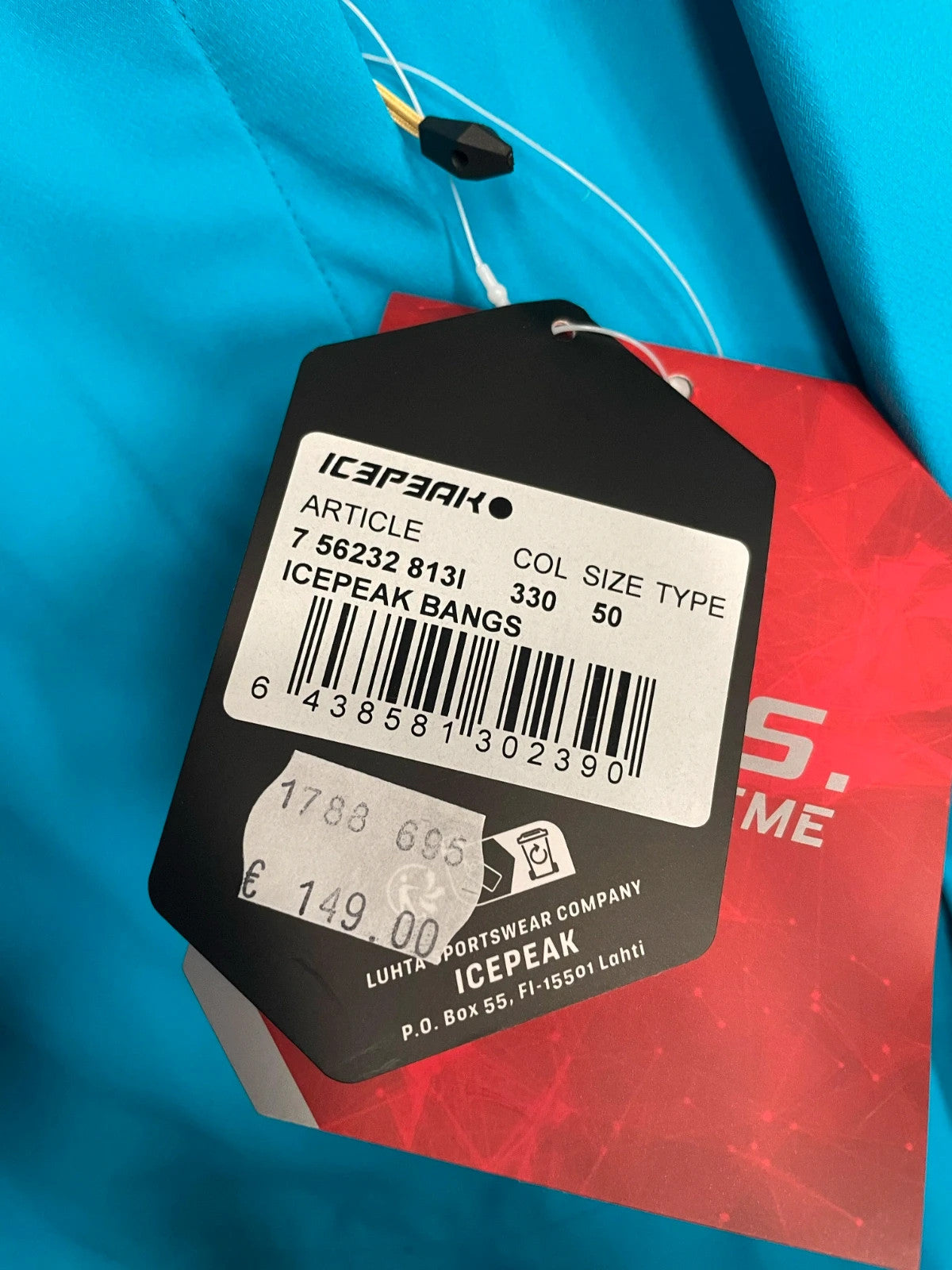 Icepeak Guscio impermeabile traspirante uomo tg 50