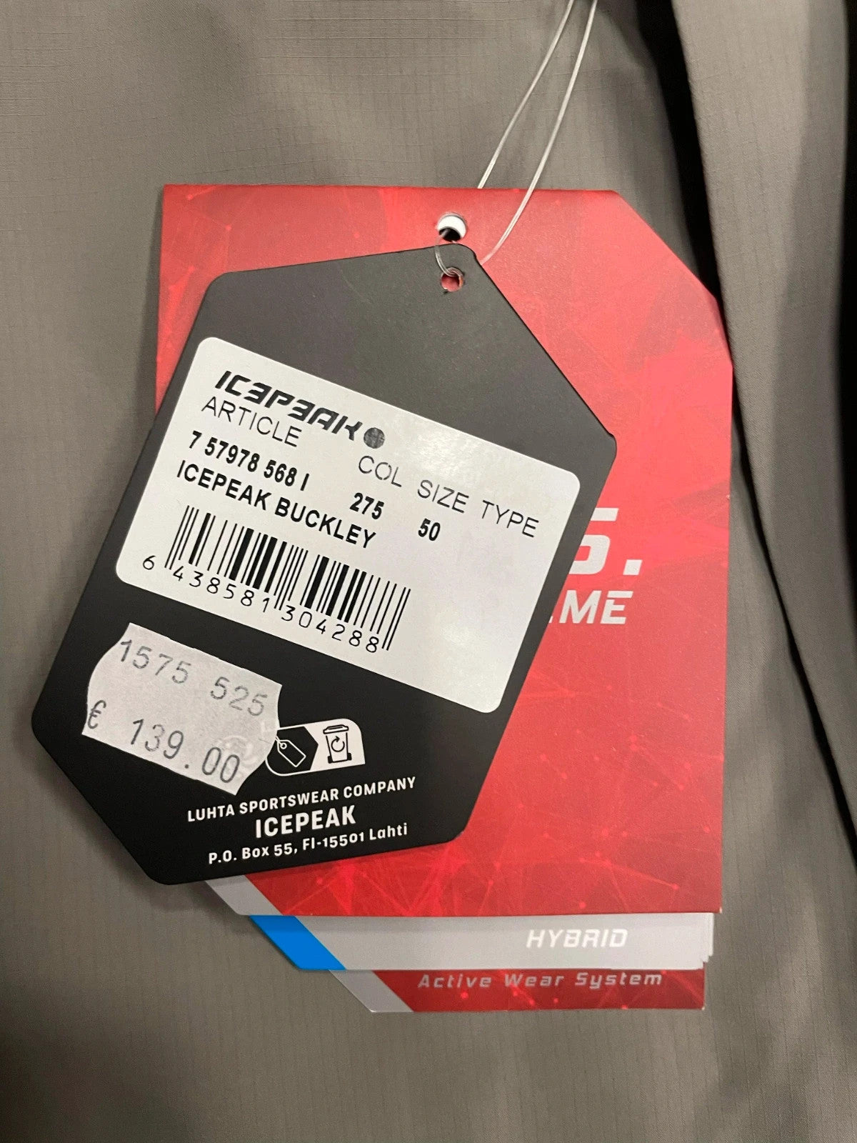 Icepeak Softshell impermeabile traspirante antivento tg 50