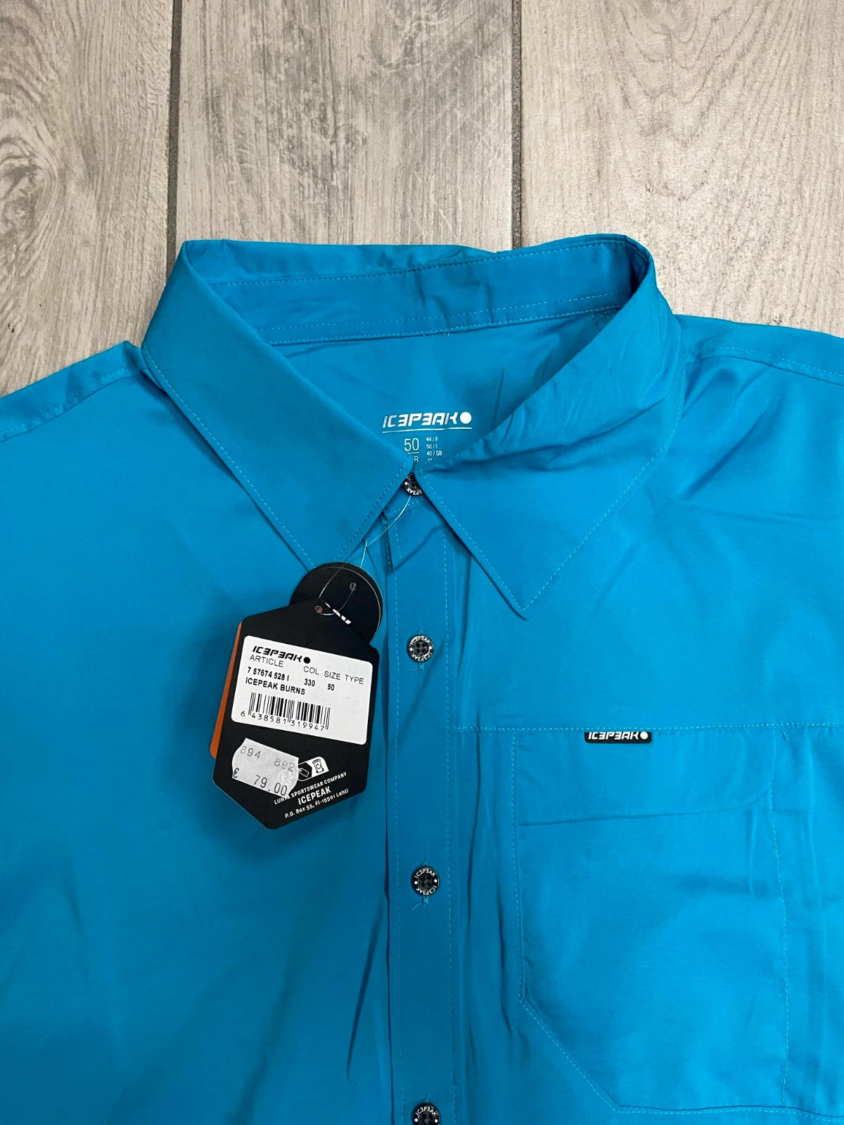 Icepeak camicia trekking leggera traspirante tg 50