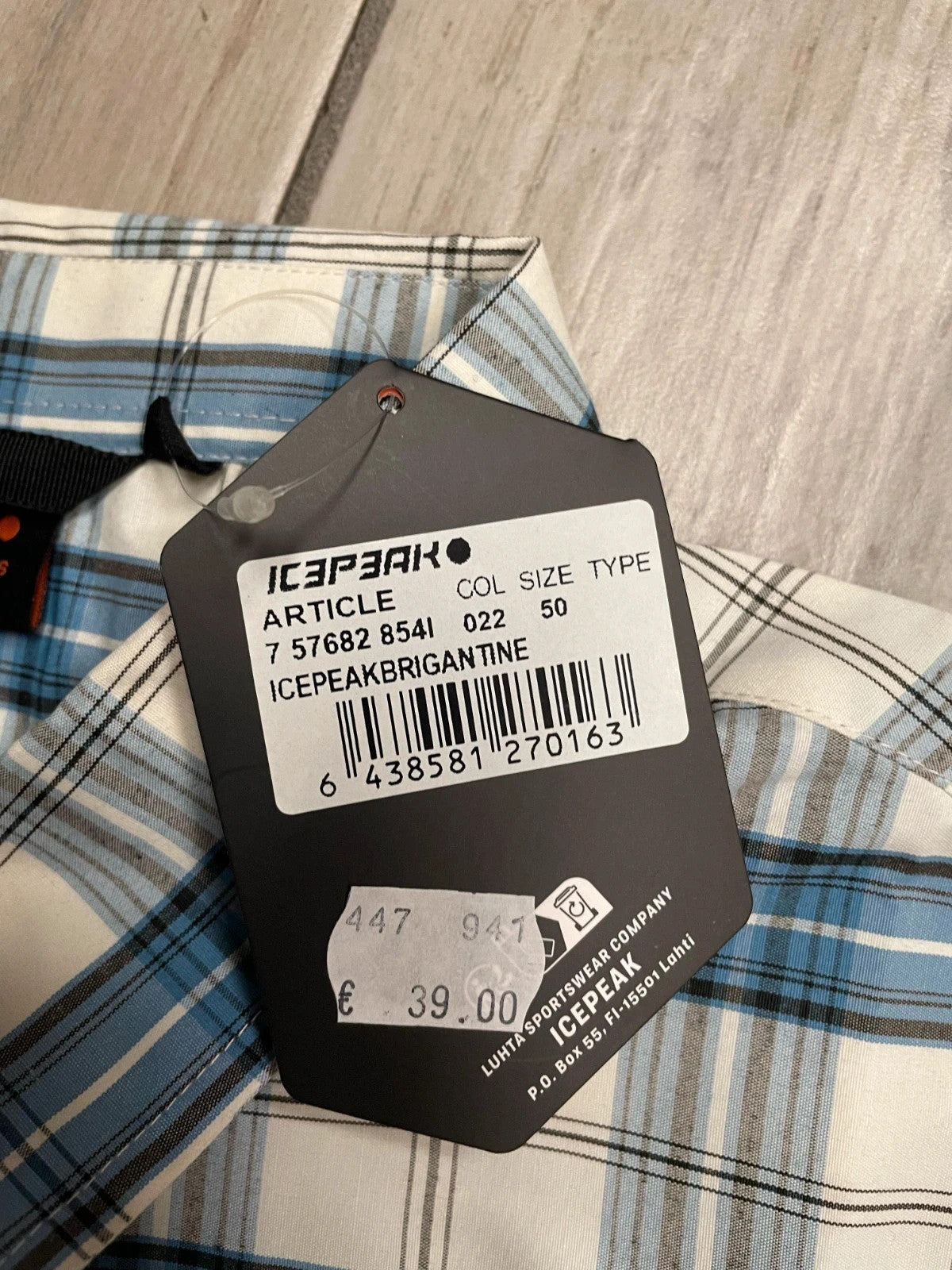 Icepeak brigantine camicia outdoor tg 50 / L