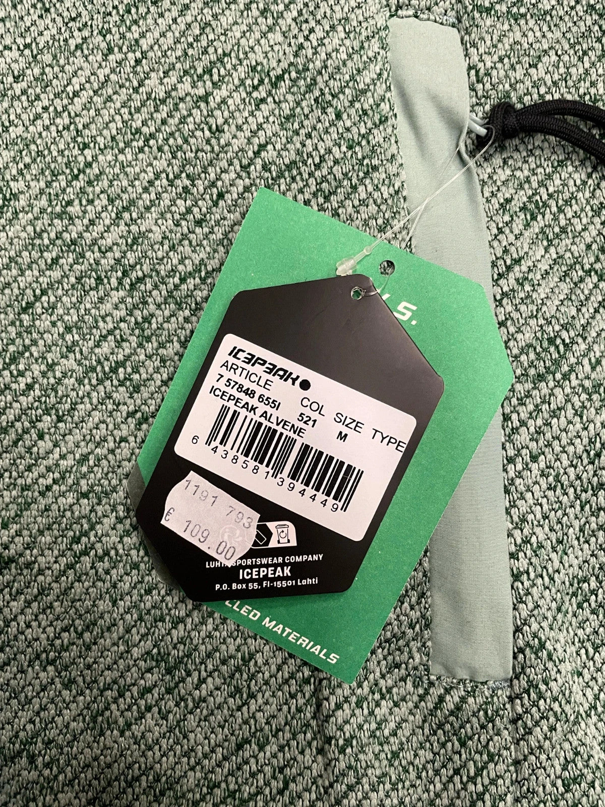 Icepeak pile mezza stagione uomo nuovo tg 50