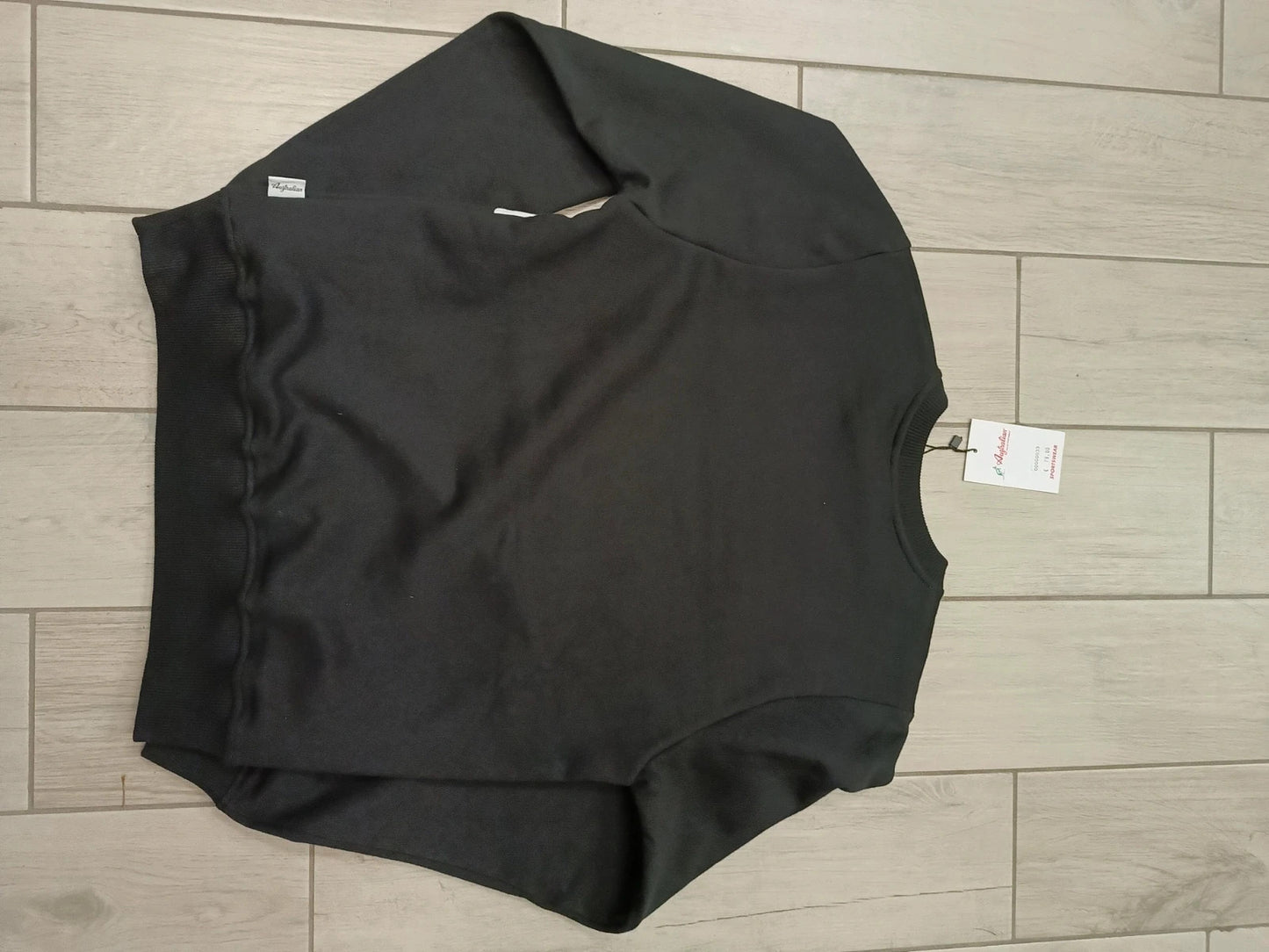 Australian Felpa cotone felpato uomo nero tg XS / 44