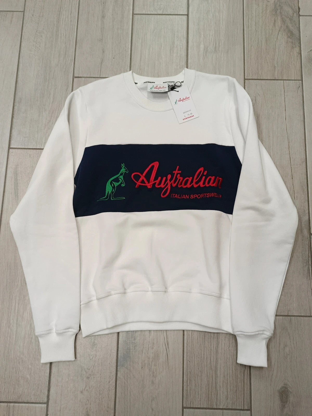 Australian Felpa cotone uomo tg XS