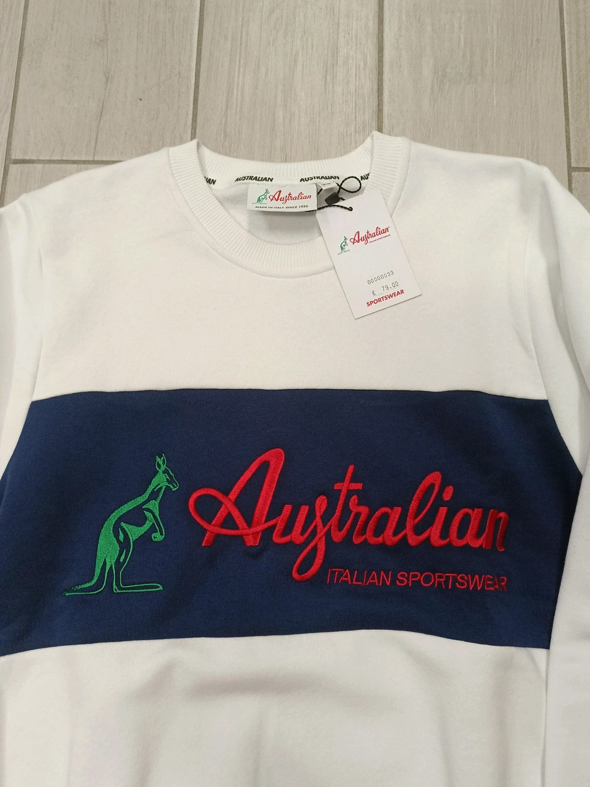 Australian Felpa cotone uomo tg XS