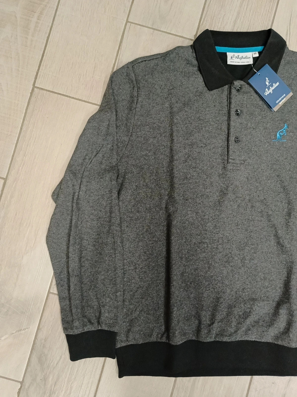 Australian Polo Felpa pile uomo tg M 48