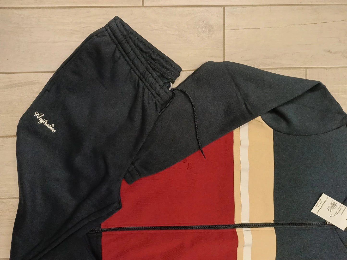 Australian tuta felpa pantaloni uomo tg 2XL