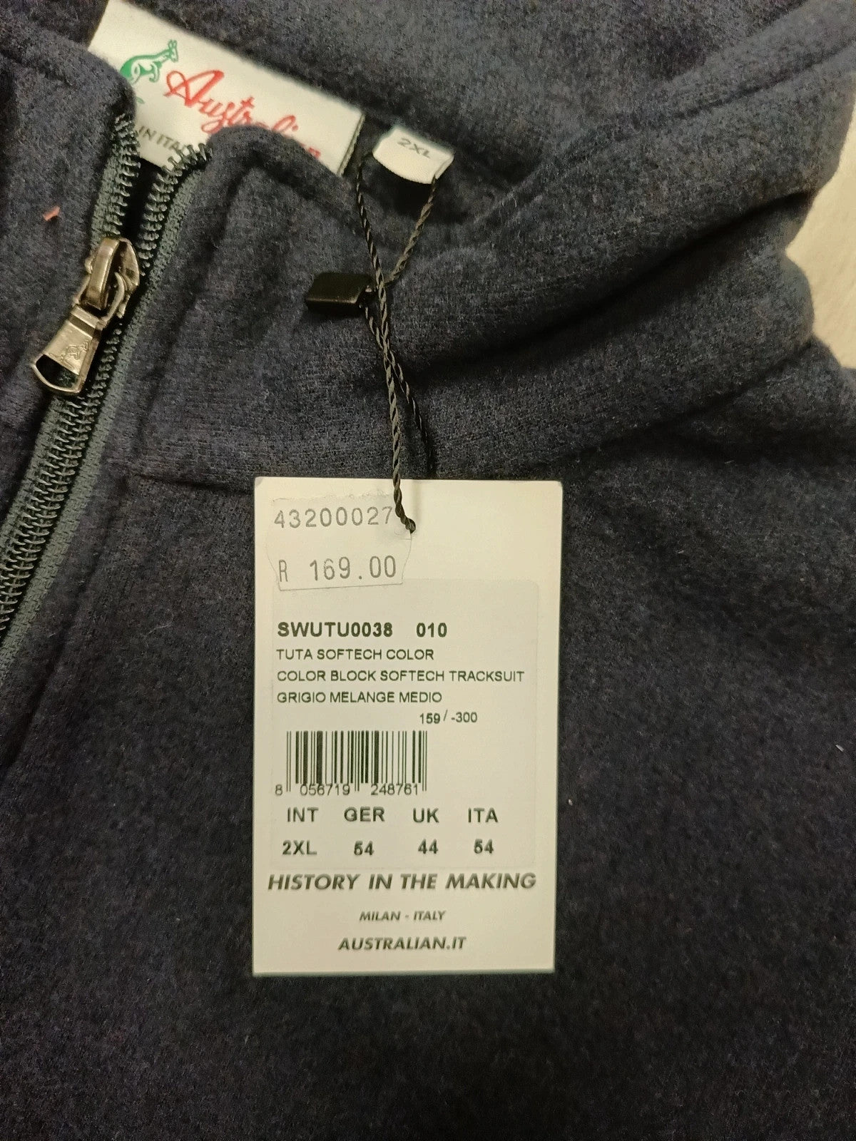 Australian Felpa pile uomo tg 2XL 54