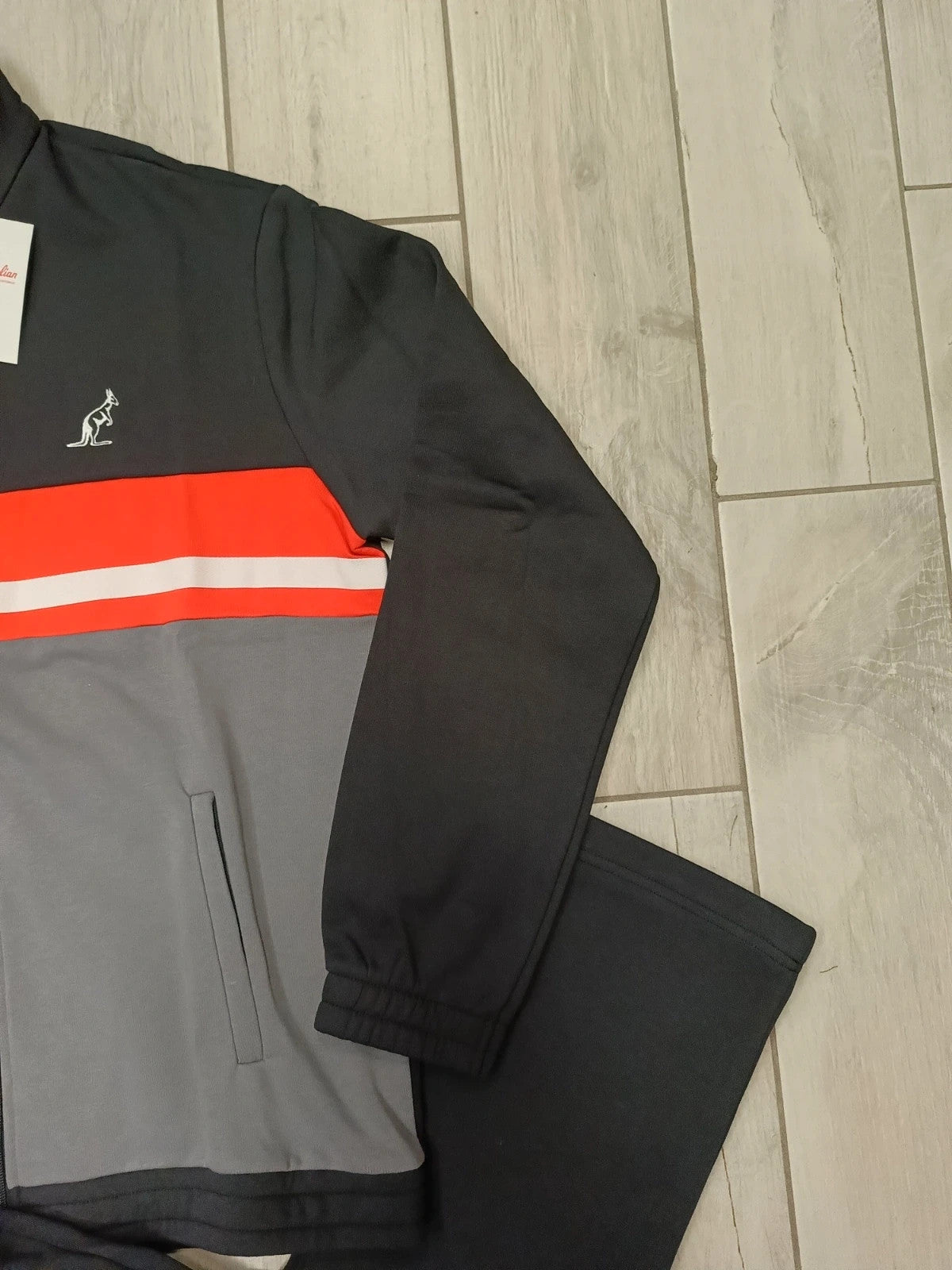 Australian tuta completa felpa e pantaloni uomo tg 2XL