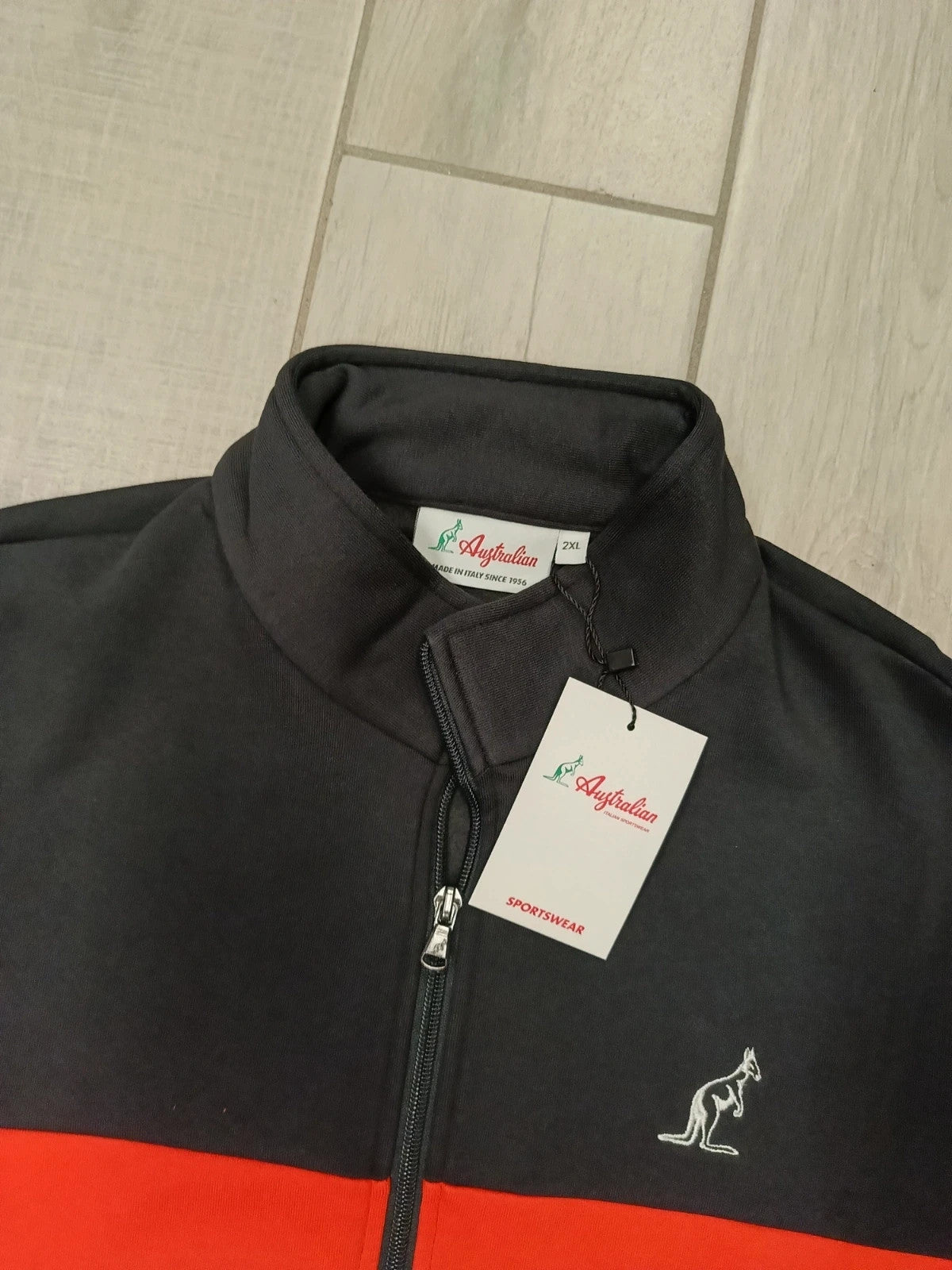 Australian tuta completa felpa e pantaloni uomo tg 2XL