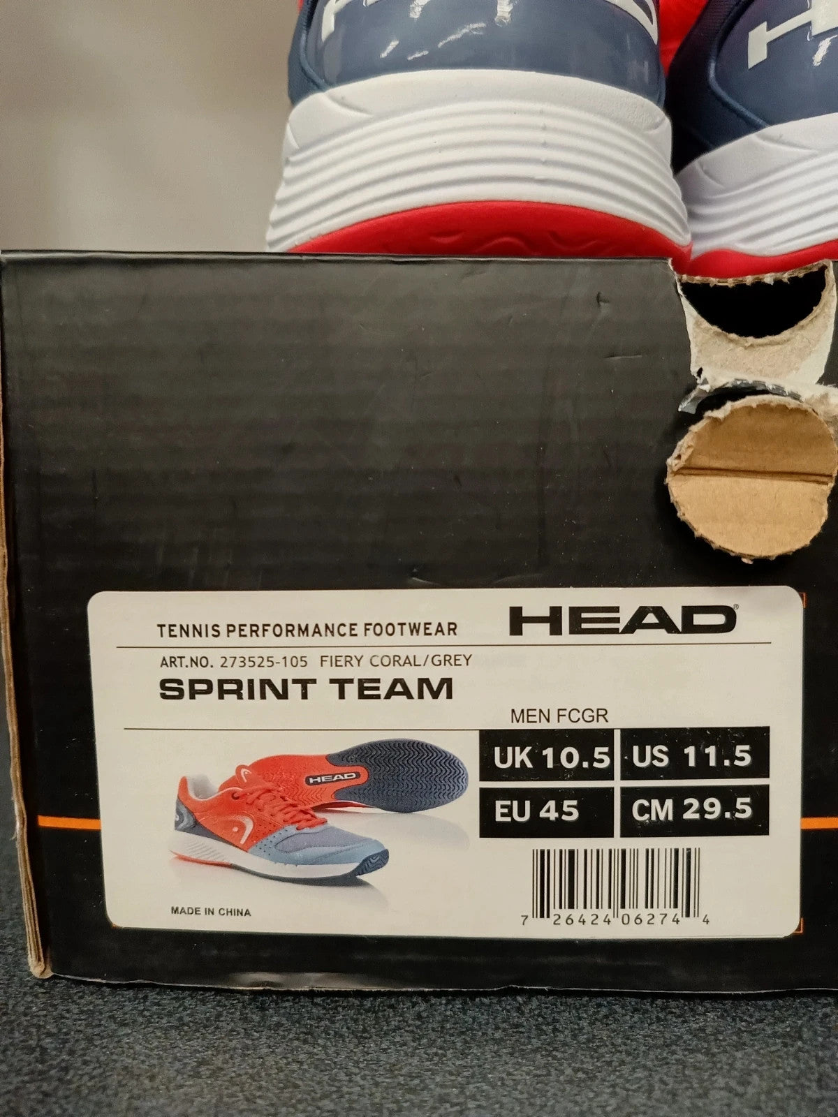 Head Scarpa da tennis uomo n 45