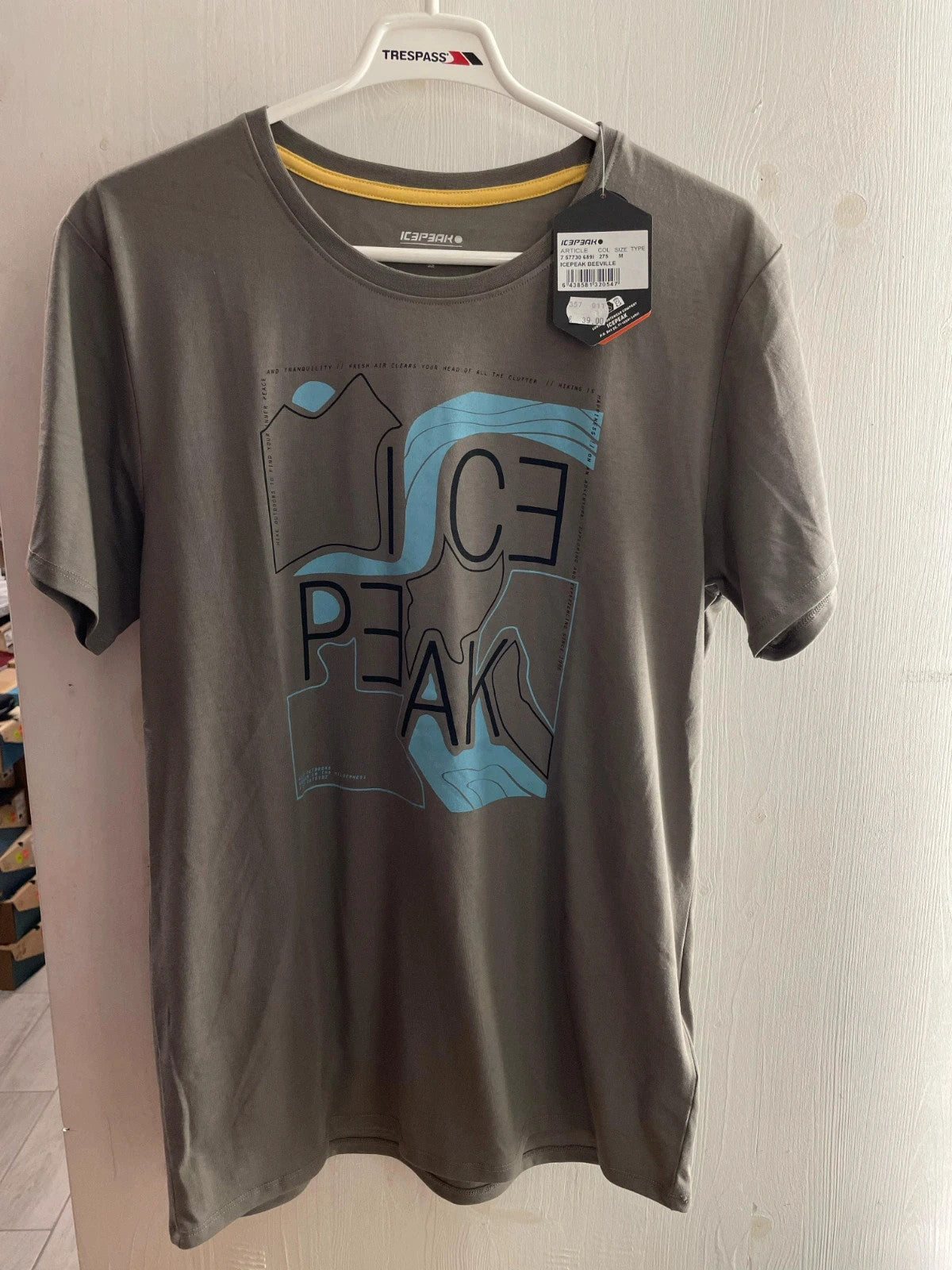 Icepeak t-shirt maglietta maniche corte cotone tg 50