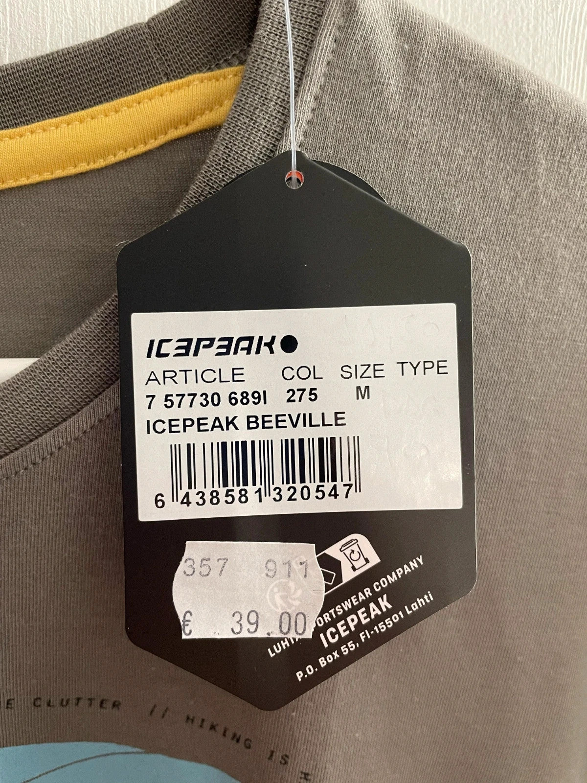 Icepeak t-shirt maglietta maniche corte cotone tg 50
