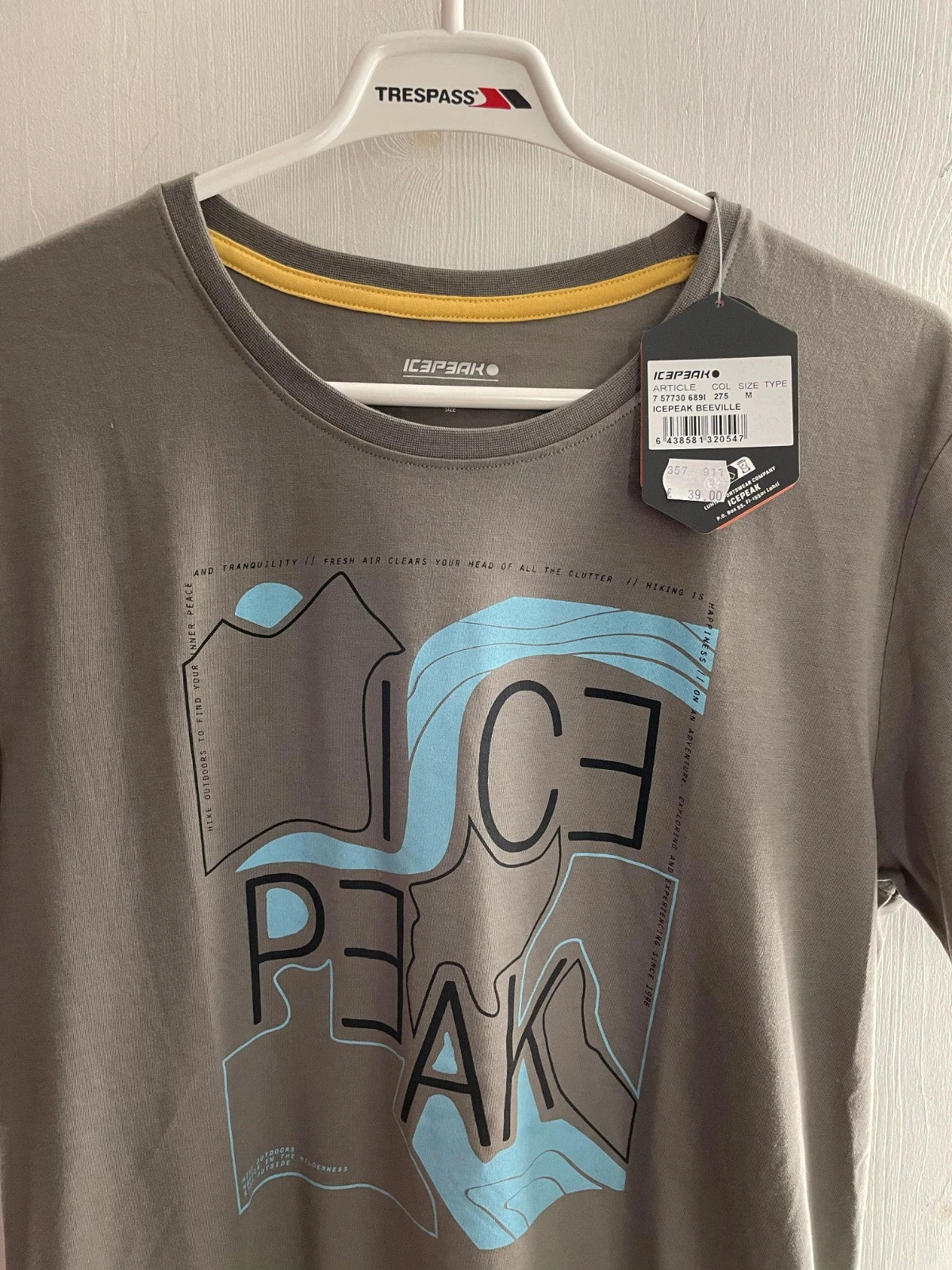 Icepeak t-shirt maglietta maniche corte cotone tg 50