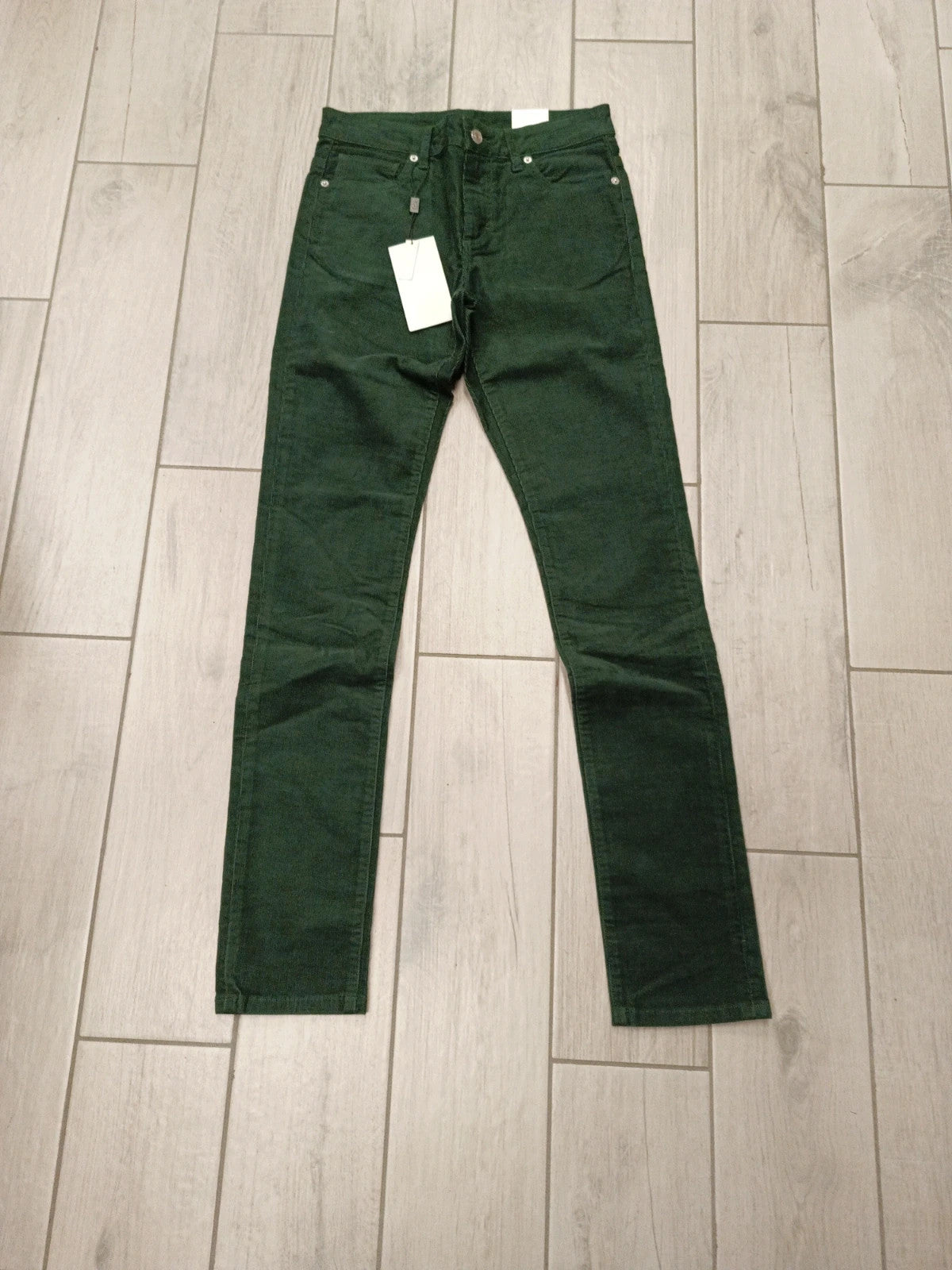 Lacoste pantaloni cotone velluto leggero donna tg XS