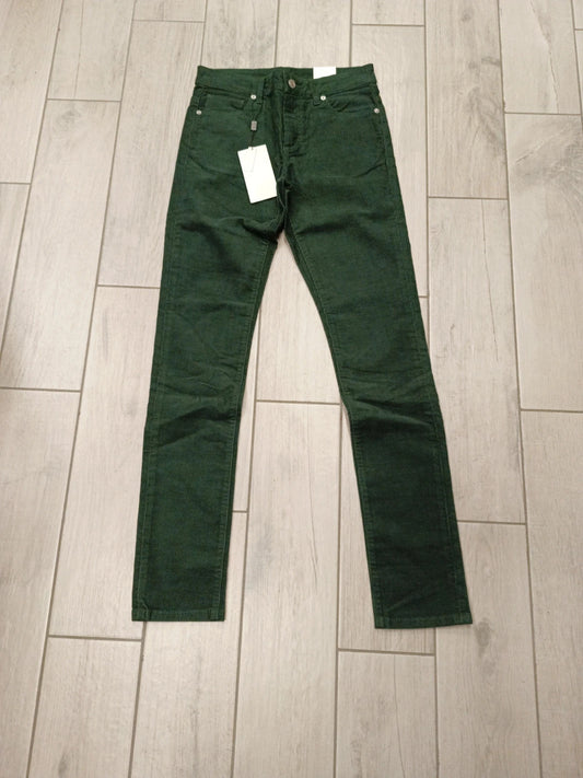 Lacoste pantaloni cotone velluto leggero donna tg XS