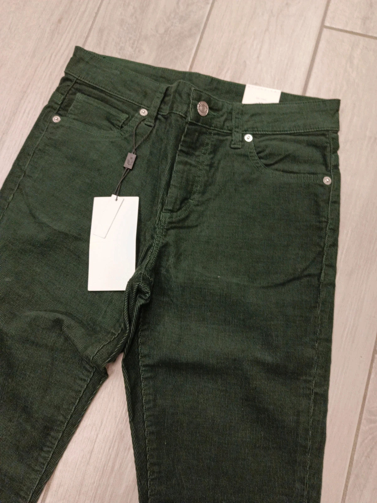 Lacoste pantaloni cotone velluto leggero donna tg XS