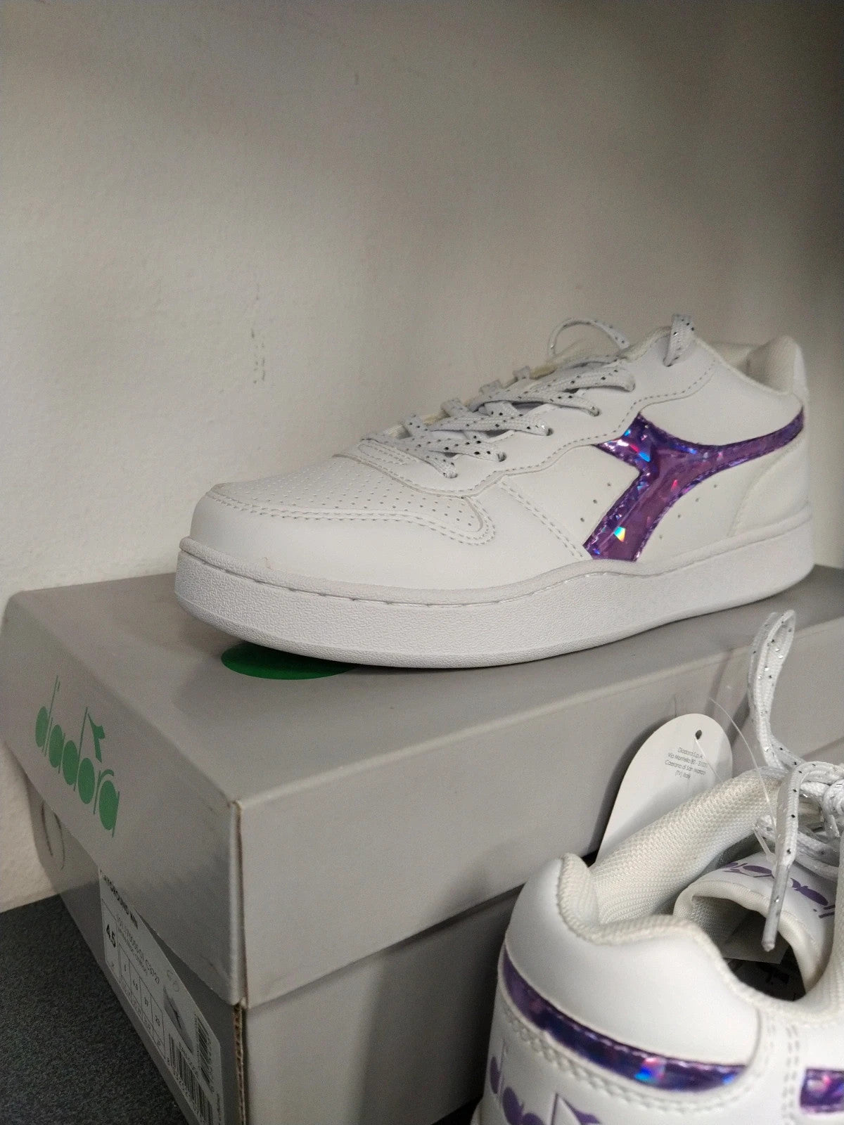 Diadora scarpe sneakers donna pelle n 37