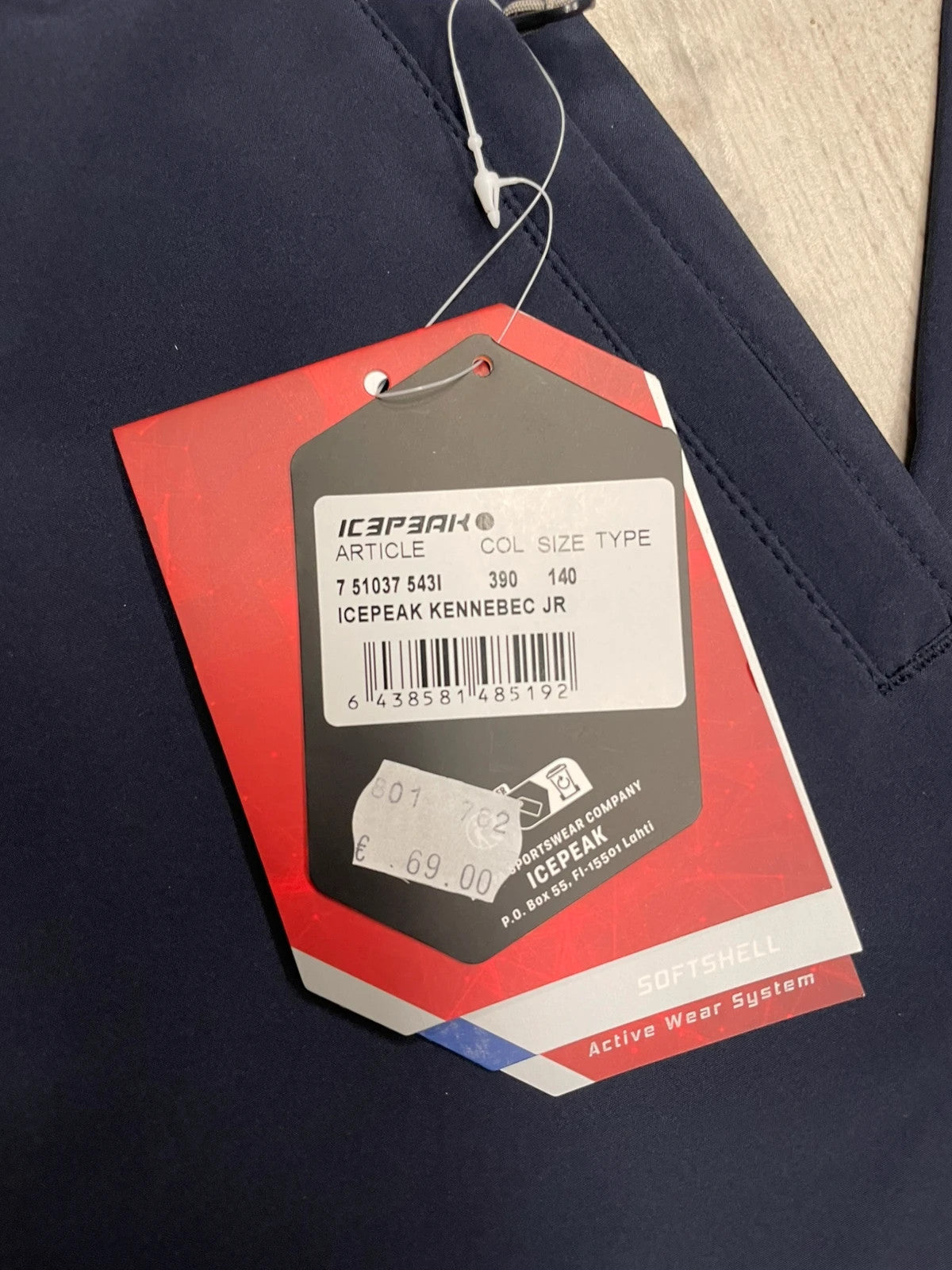 Icepeak pantaloni lunghi sportivi montagna bimbo 9-10 anni 140 cm