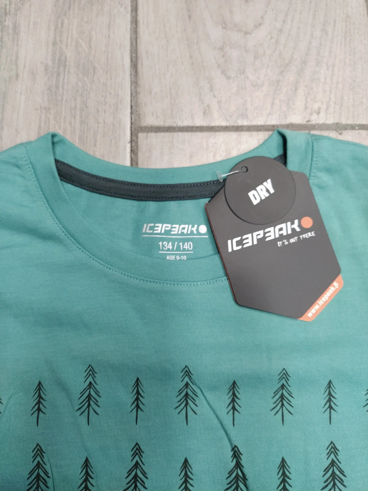 Icepeak t-shirt tecnica bambino 9-10 cm 140 cm