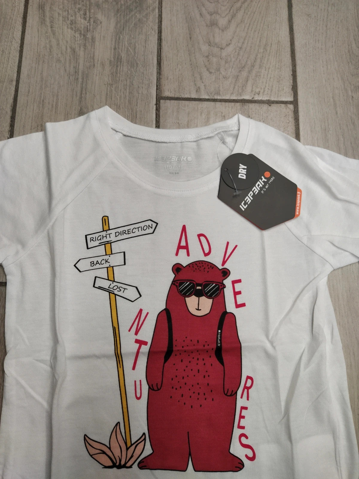 Icepeak t-shirt bambina 5-6 anni 116 cm