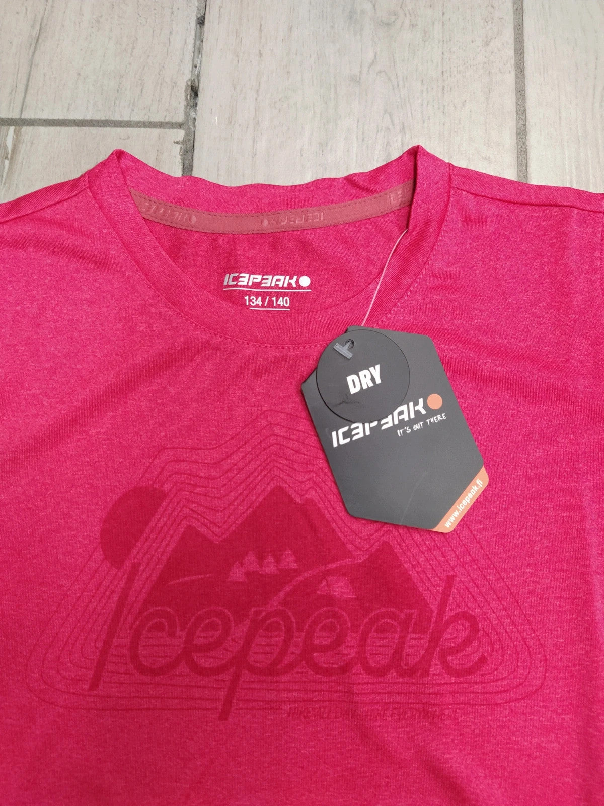 Icepeak t-shirt tecnica bambina 9-10 anni 140 cm