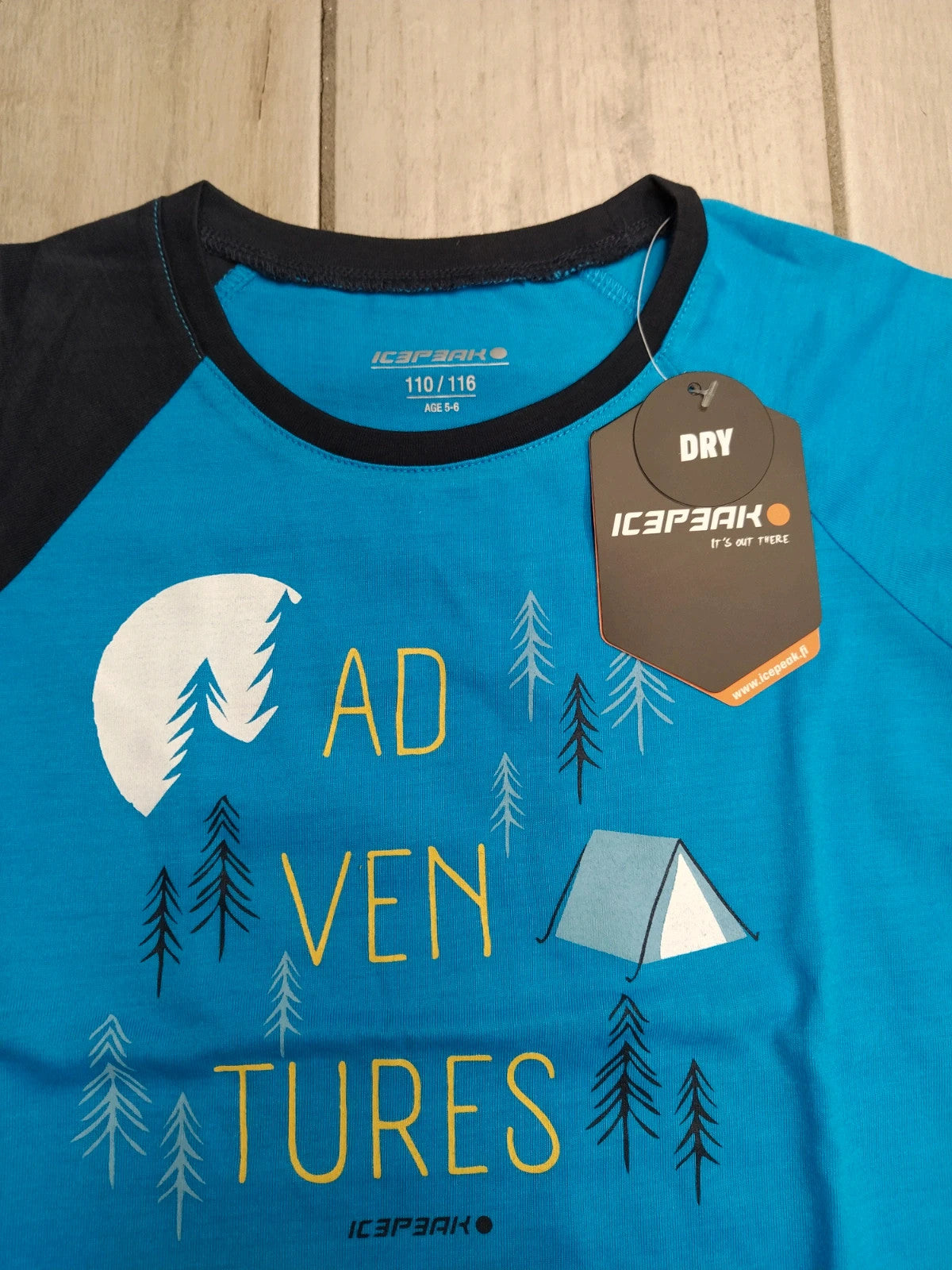 Icepeak t-shirt bambino 5-6 anni 116 cm