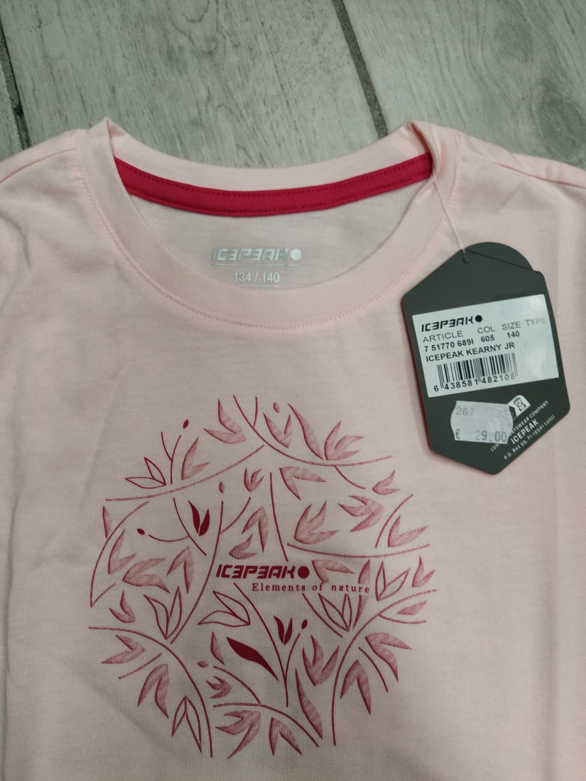Icepeak t-shirt bambina 9-10 anni 140 cm