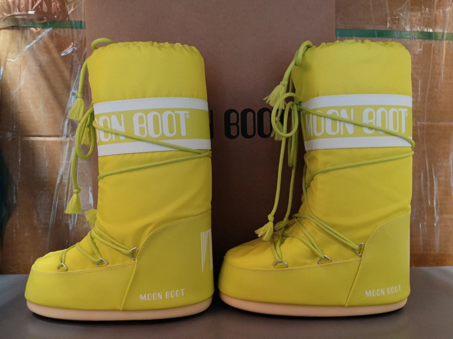 Moon Boot originale unisex Giallo Fluo 39 / 41