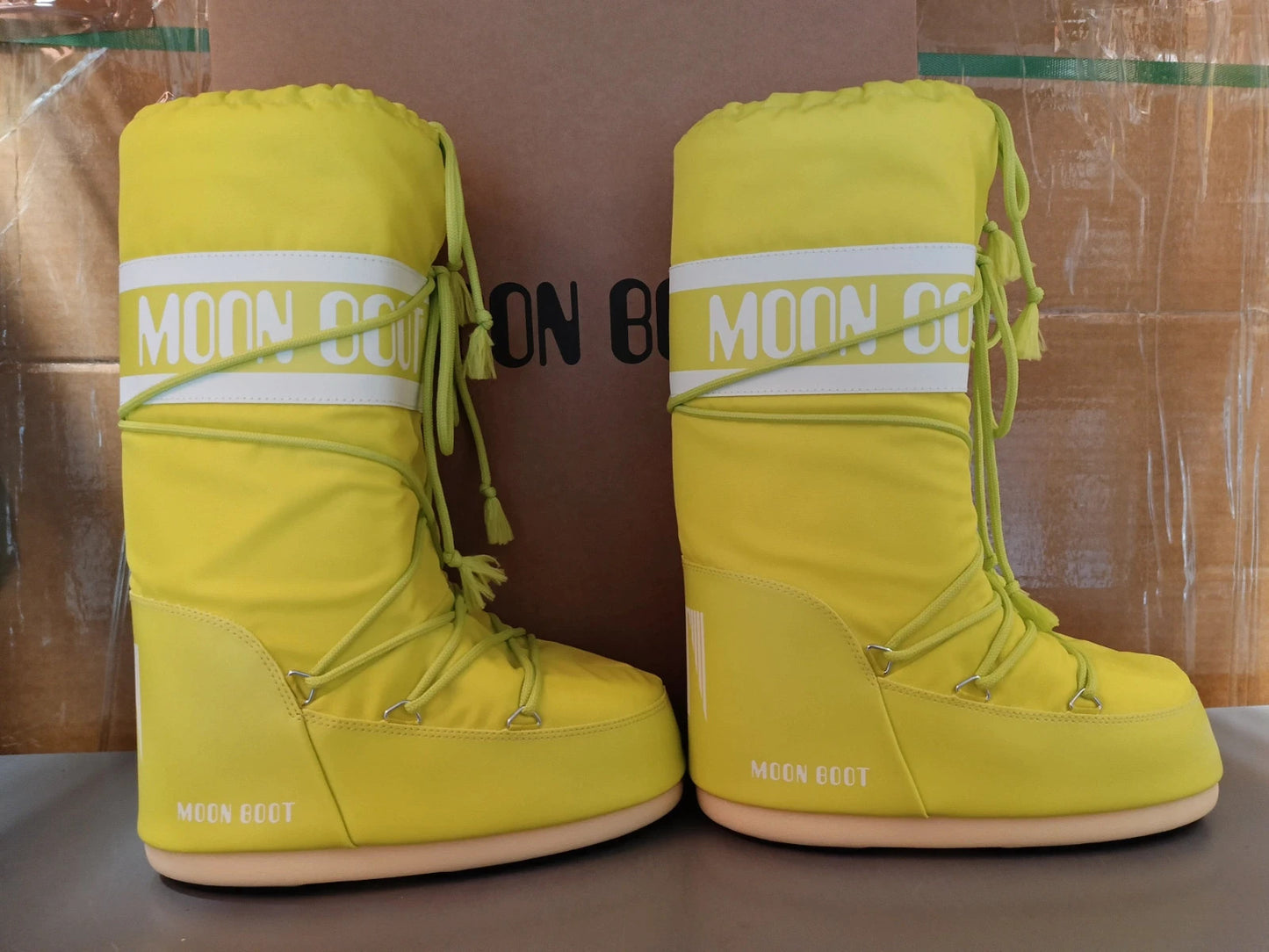 Moon Boot originale unisex Giallo Fluo 39 / 41