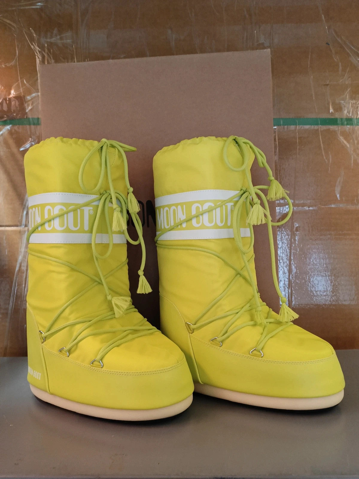 Moon Boot originale unisex Giallo Fluo 39 / 41