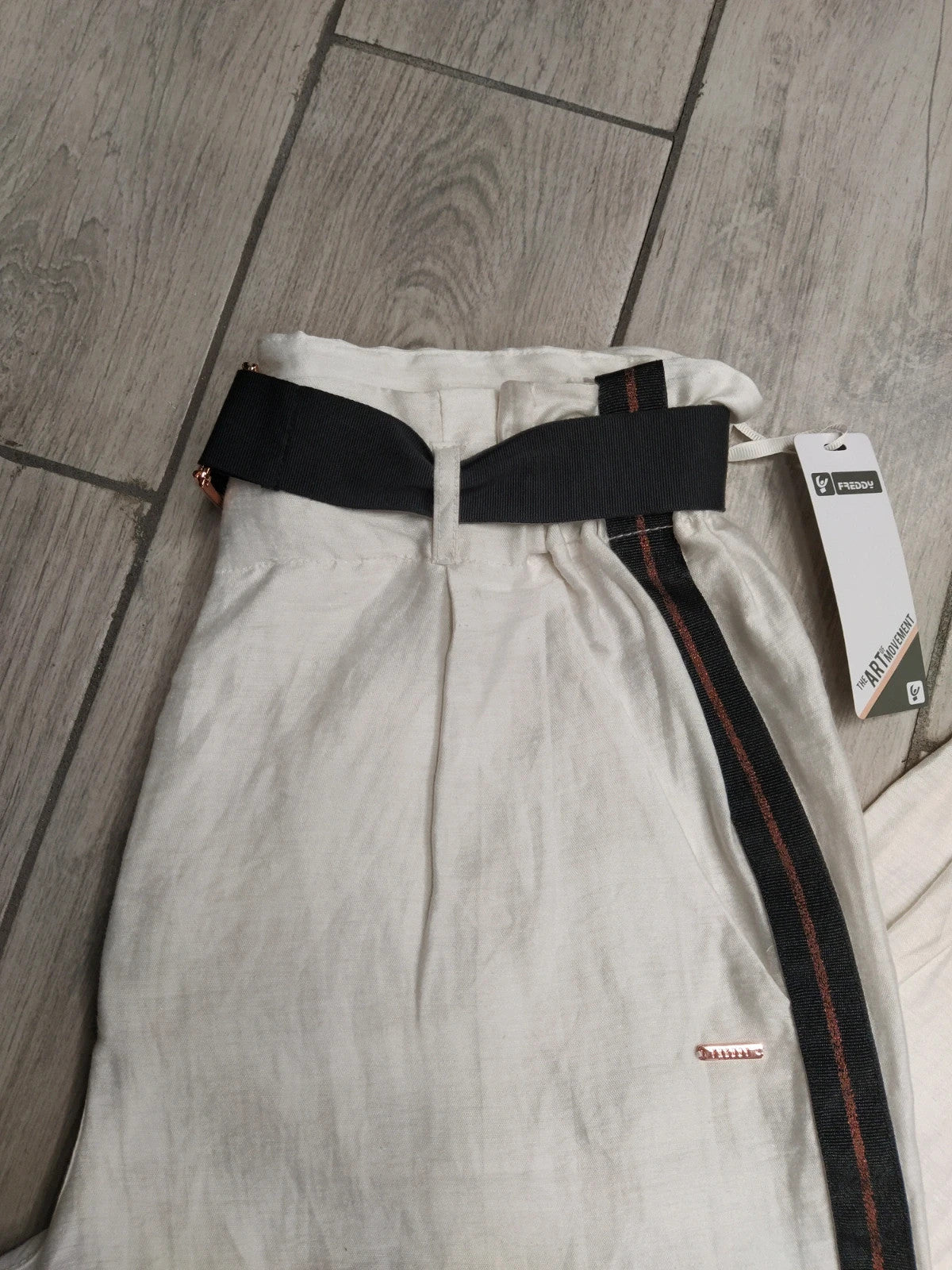 Freddy pantaloni lunghi leggeri con cintura donna tg S