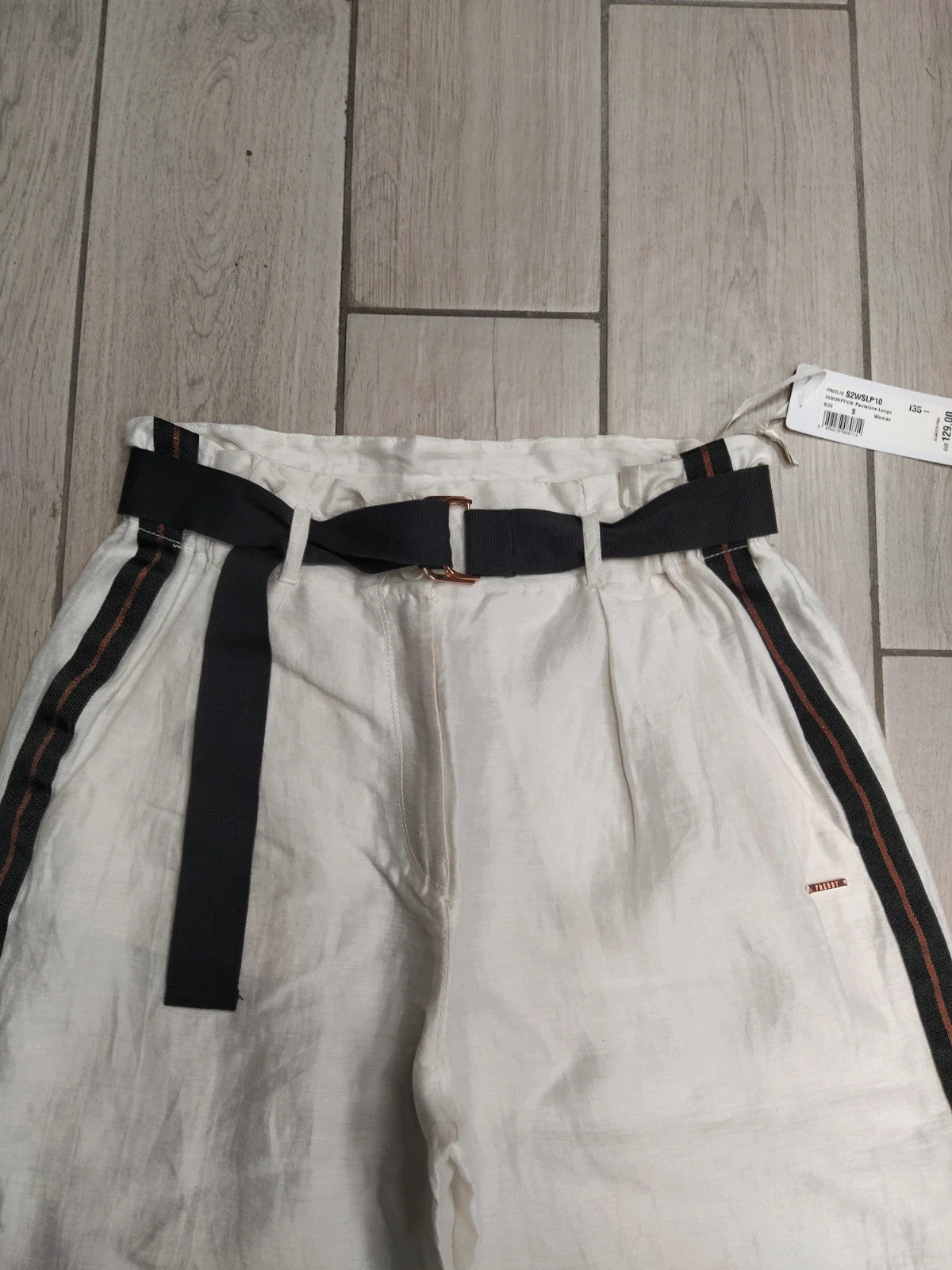 Freddy pantaloni lunghi leggeri con cintura donna tg S