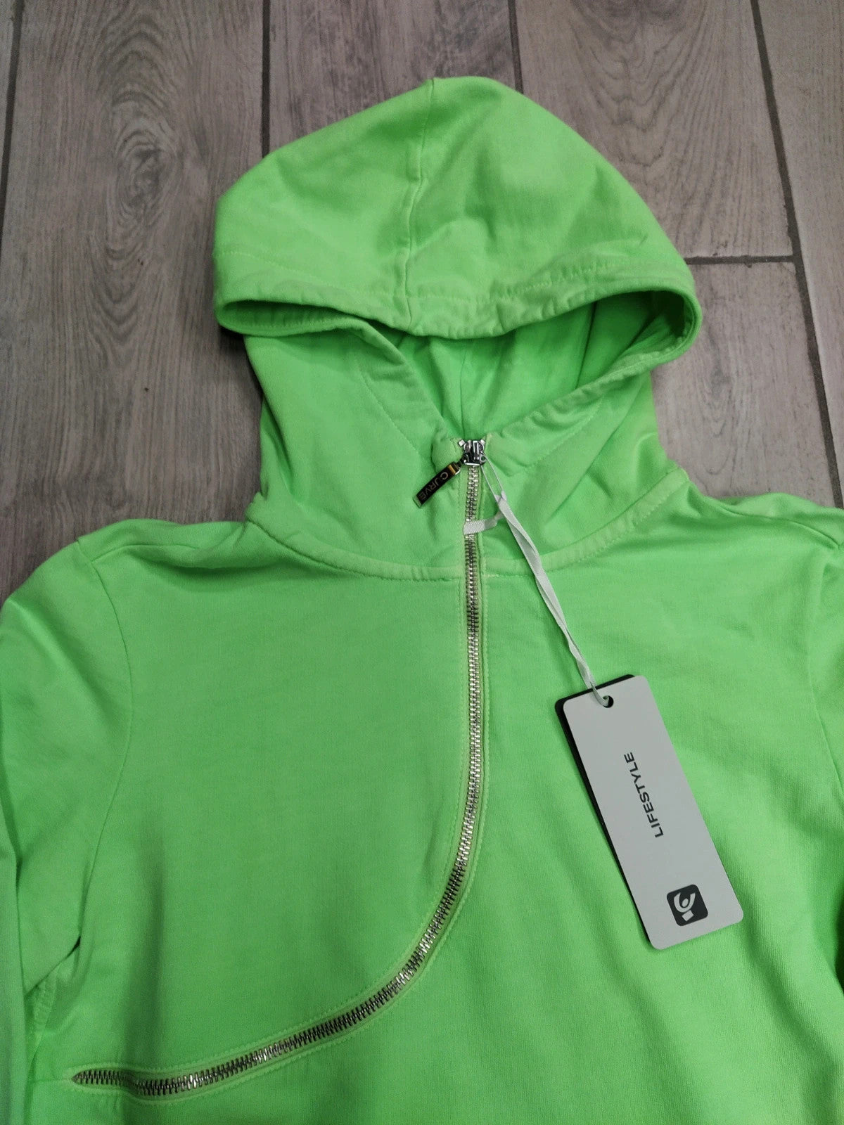 Freddy felpa con cappuccio e zip laterale donna tg S