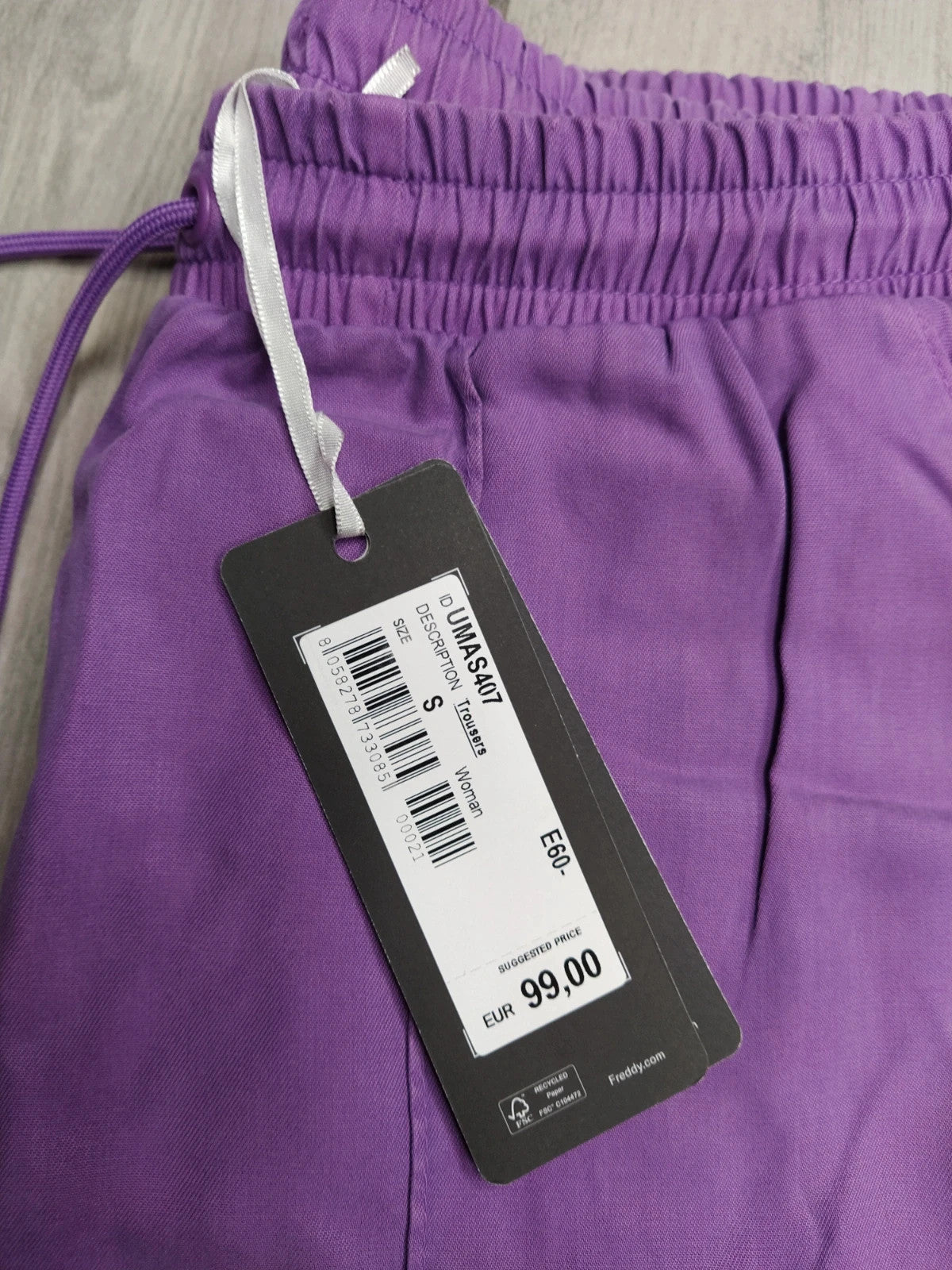 Freddy pantaloni lunghi tuta fondo largo donna tg S