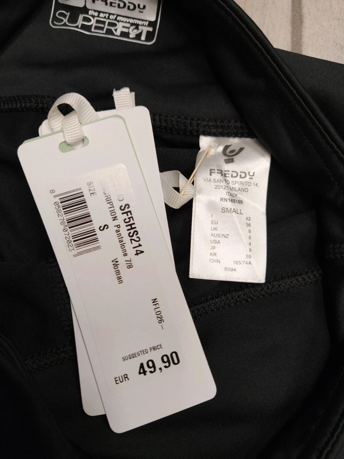 Freddy leggings tecnici palestra tg S donna