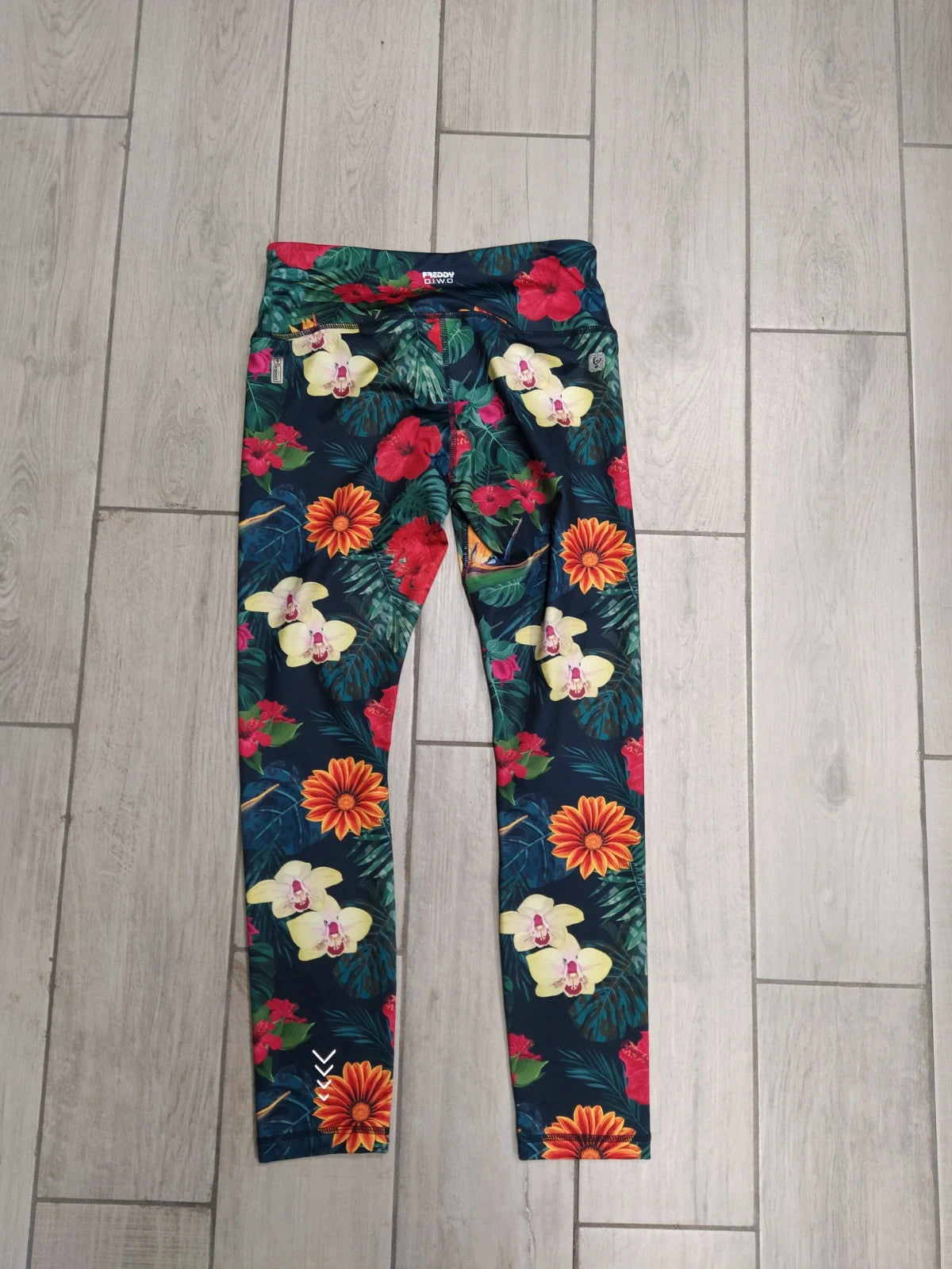 Freddy leggings tecnici palestra floreali donna tg S