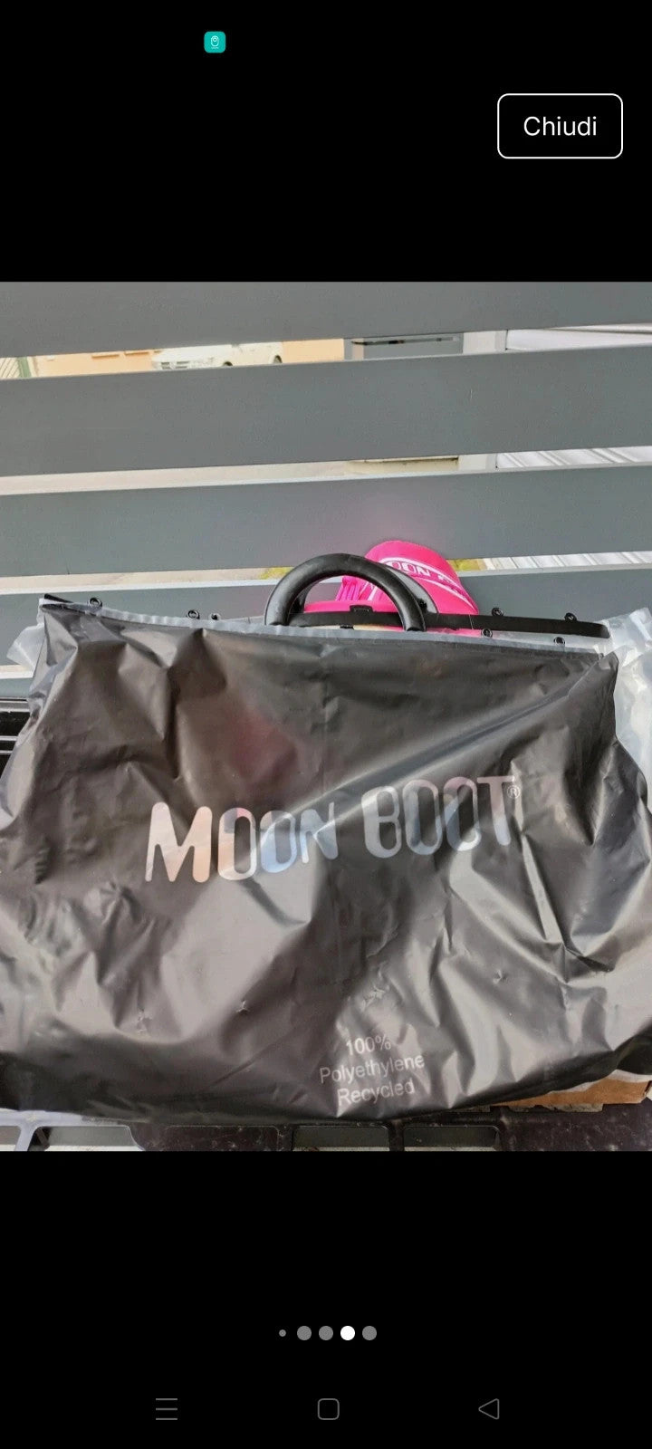 Moon boot originale unisex fuxia 35 / 38