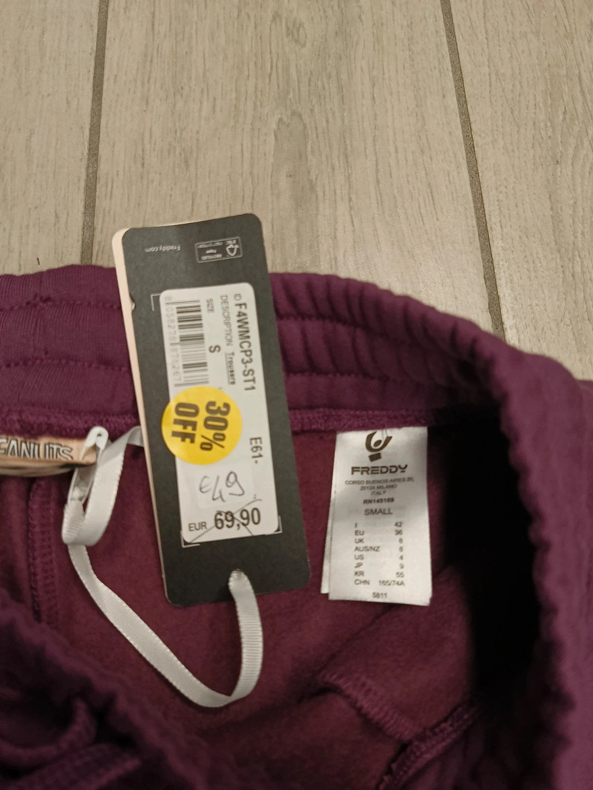 Freddy Snoopy pantaloni tuta felpati donna tg S